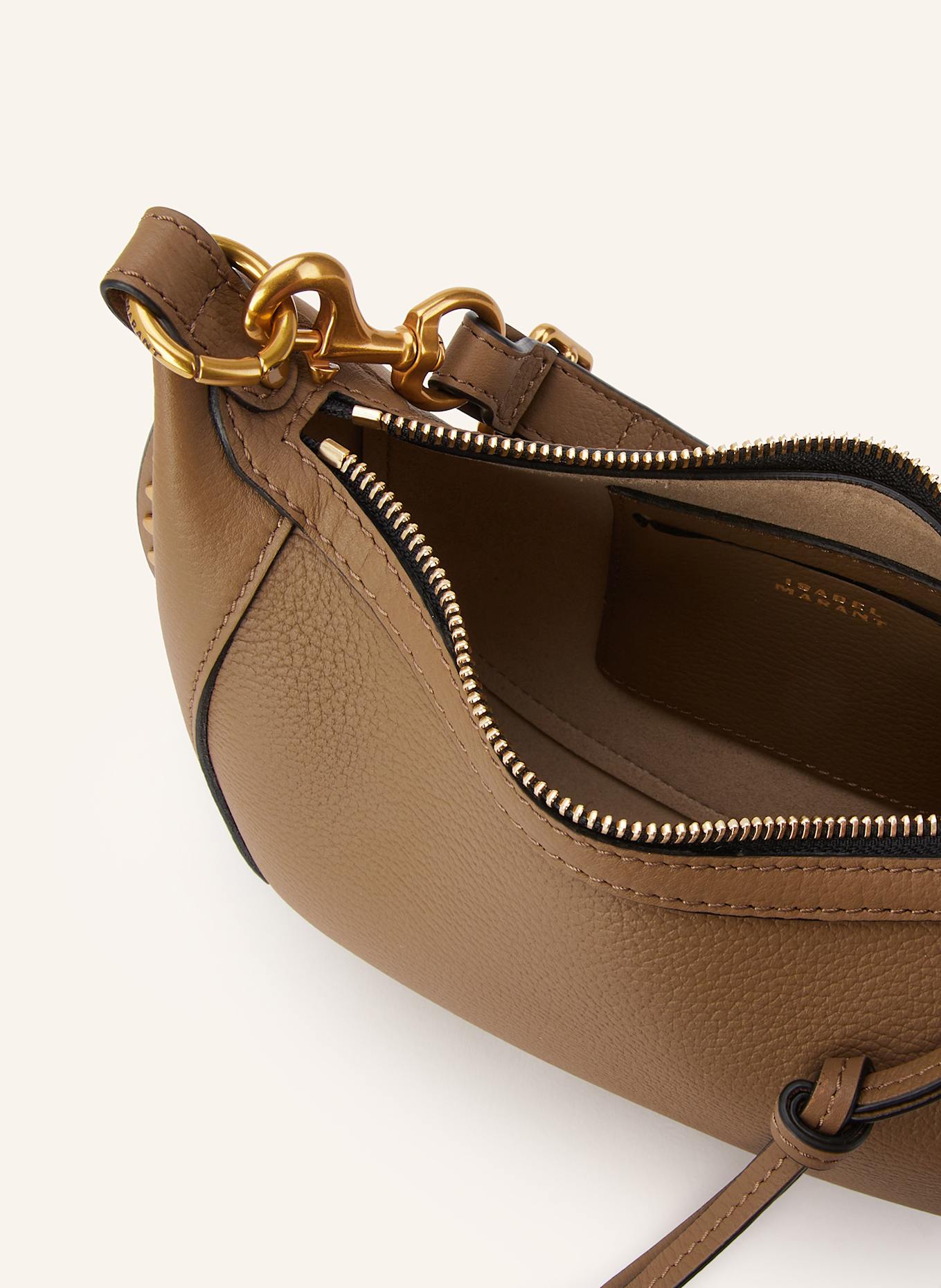 ISABEL MARANT Schultertasche OSKAN MOON: KHAKI
