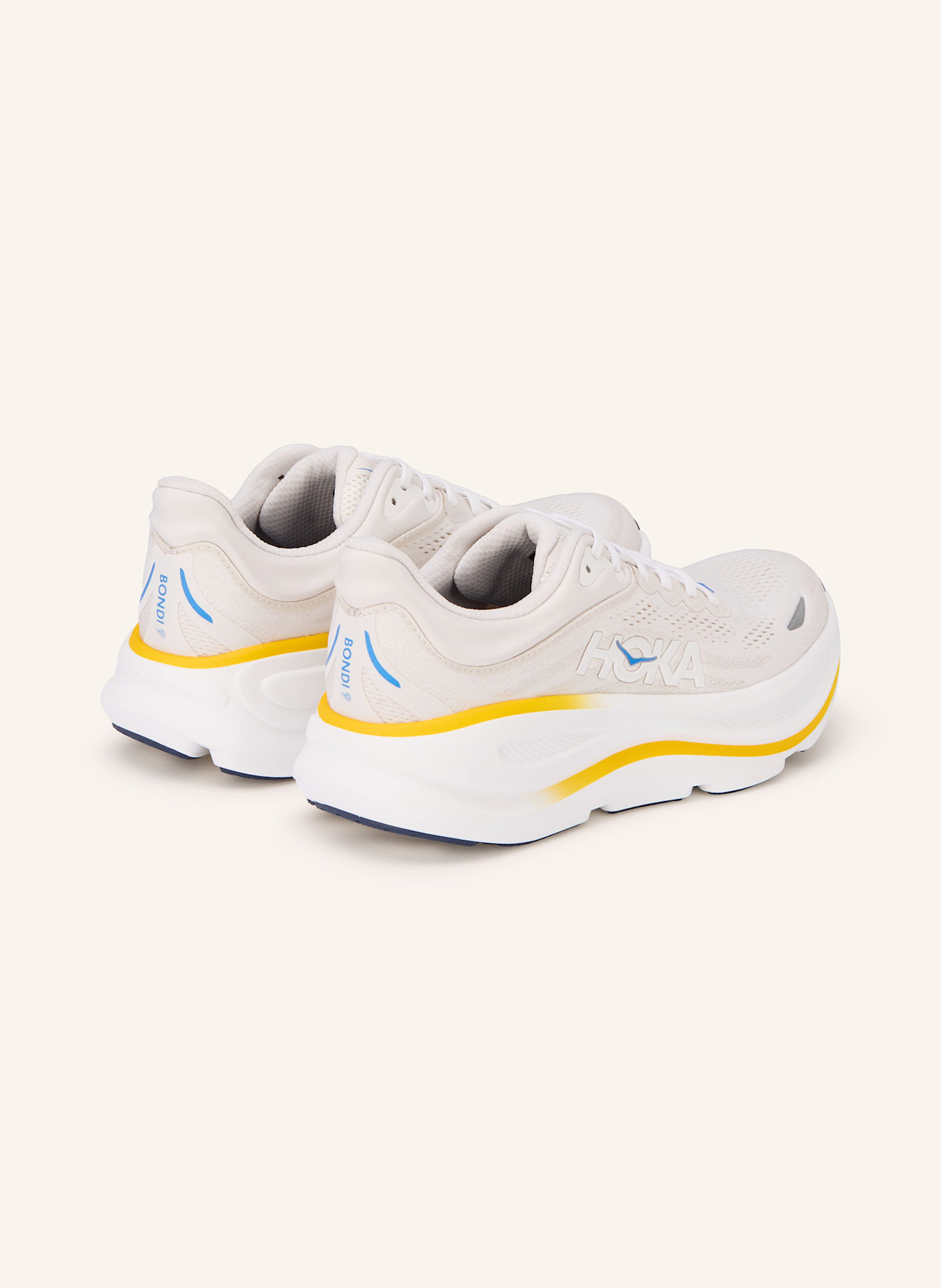 HOKA Laufschuhe BONDI 9: WEISS