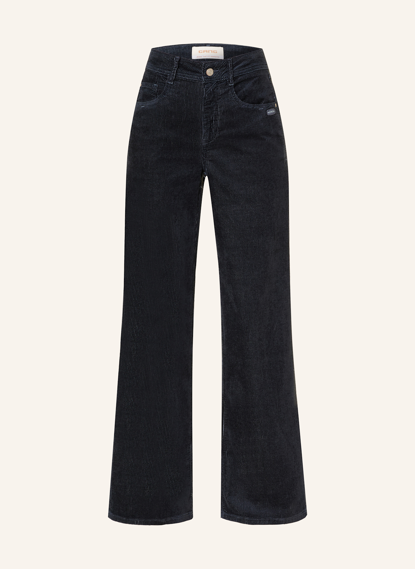 GANG Cordhose 94AMELIE WIDE: 6445 dark navy