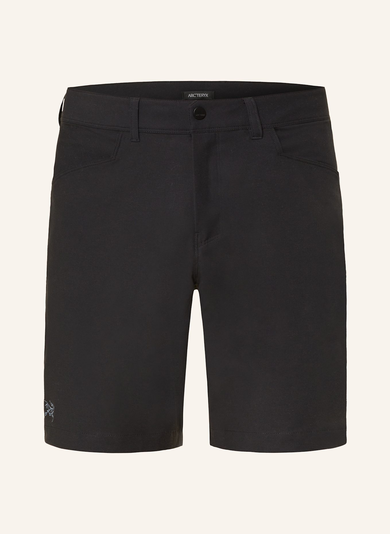 ARC'TERYX KRAGG COTTON trekking shorts: BLACK