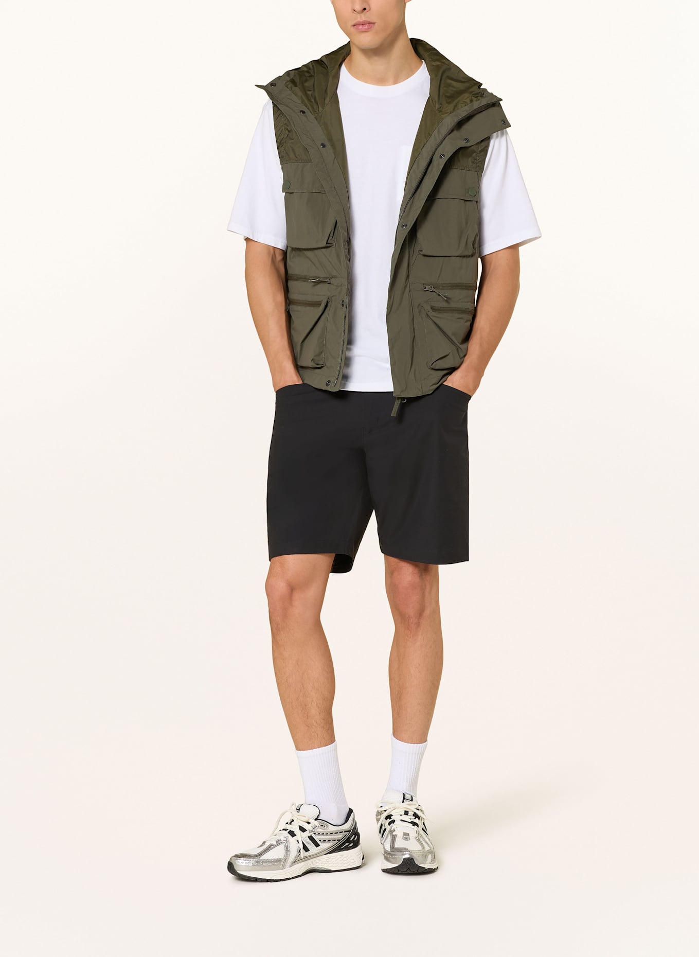 ARC'TERYX KRAGG COTTON trekking shorts: BLACK