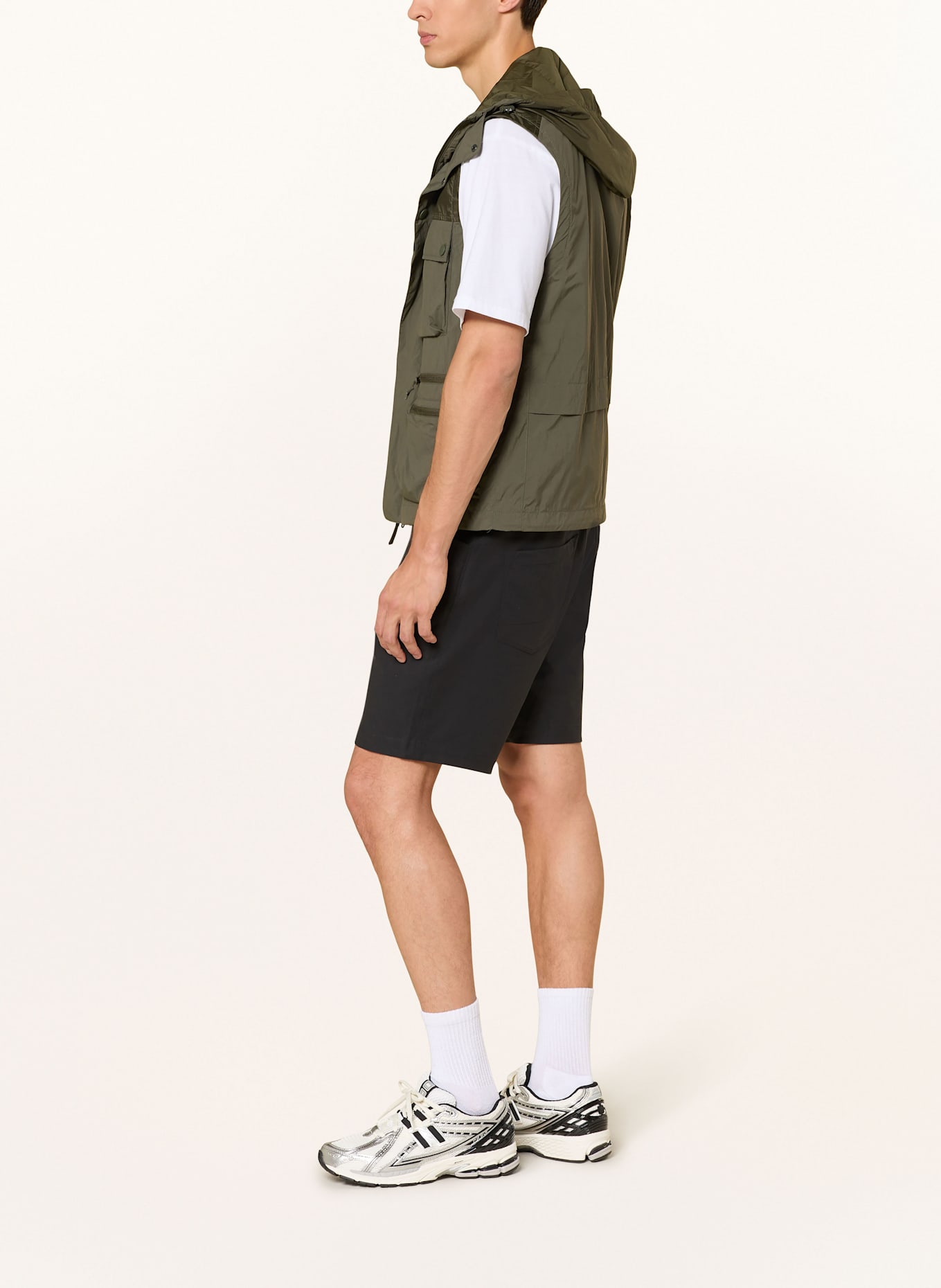 ARC'TERYX KRAGG COTTON trekking shorts: BLACK