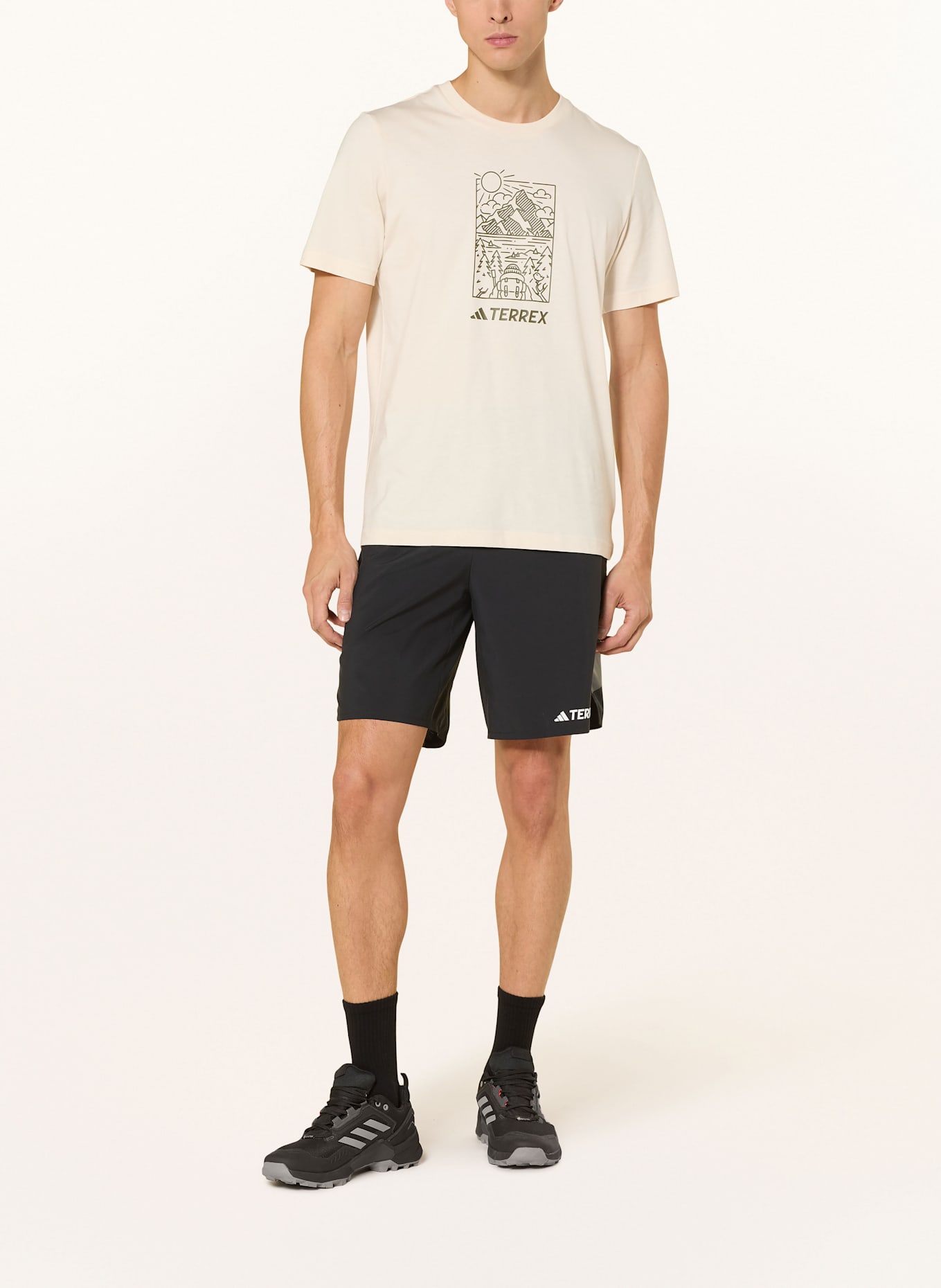adidas TERREX Trekking-Shorts XPERIOR: SCHWARZ