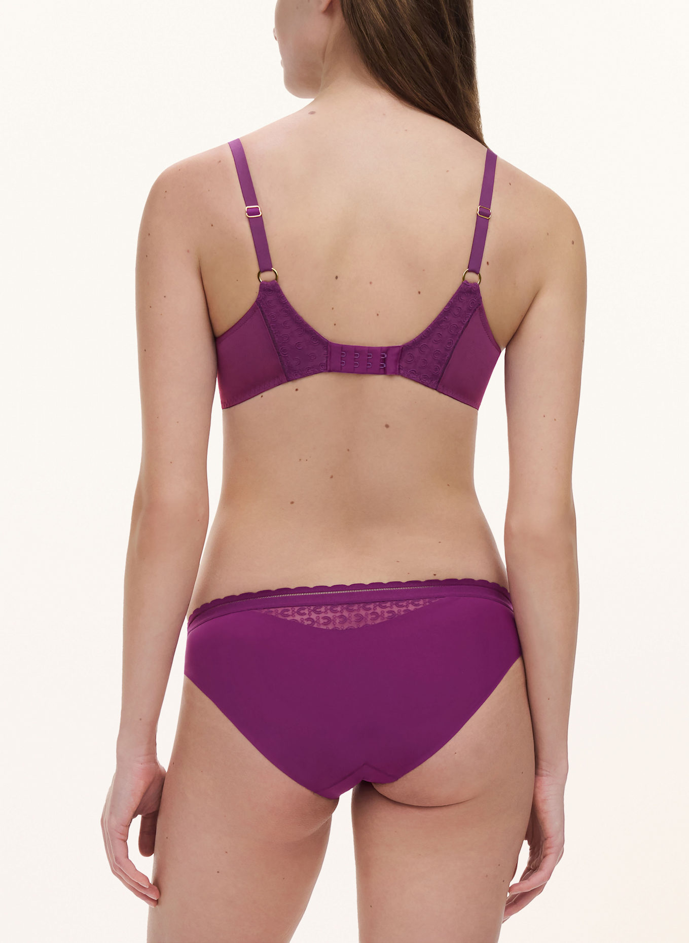 CHANTELLE Schalen-BH MONOGRAM: DUNKELLILA