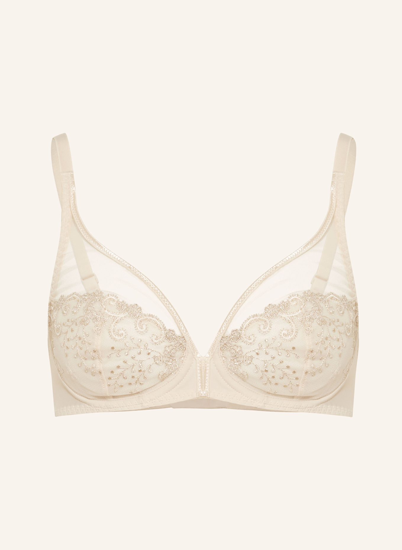 SIMONE PÉRÈLE Bügel-BH DÉLICE: BEIGE/ GOLD