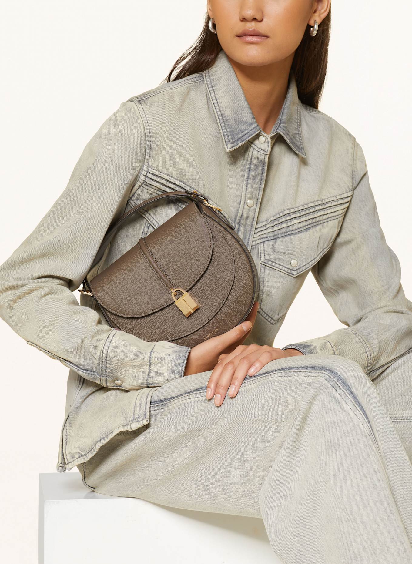 DEMELLIER Umhängetasche SIENA: KHAKI