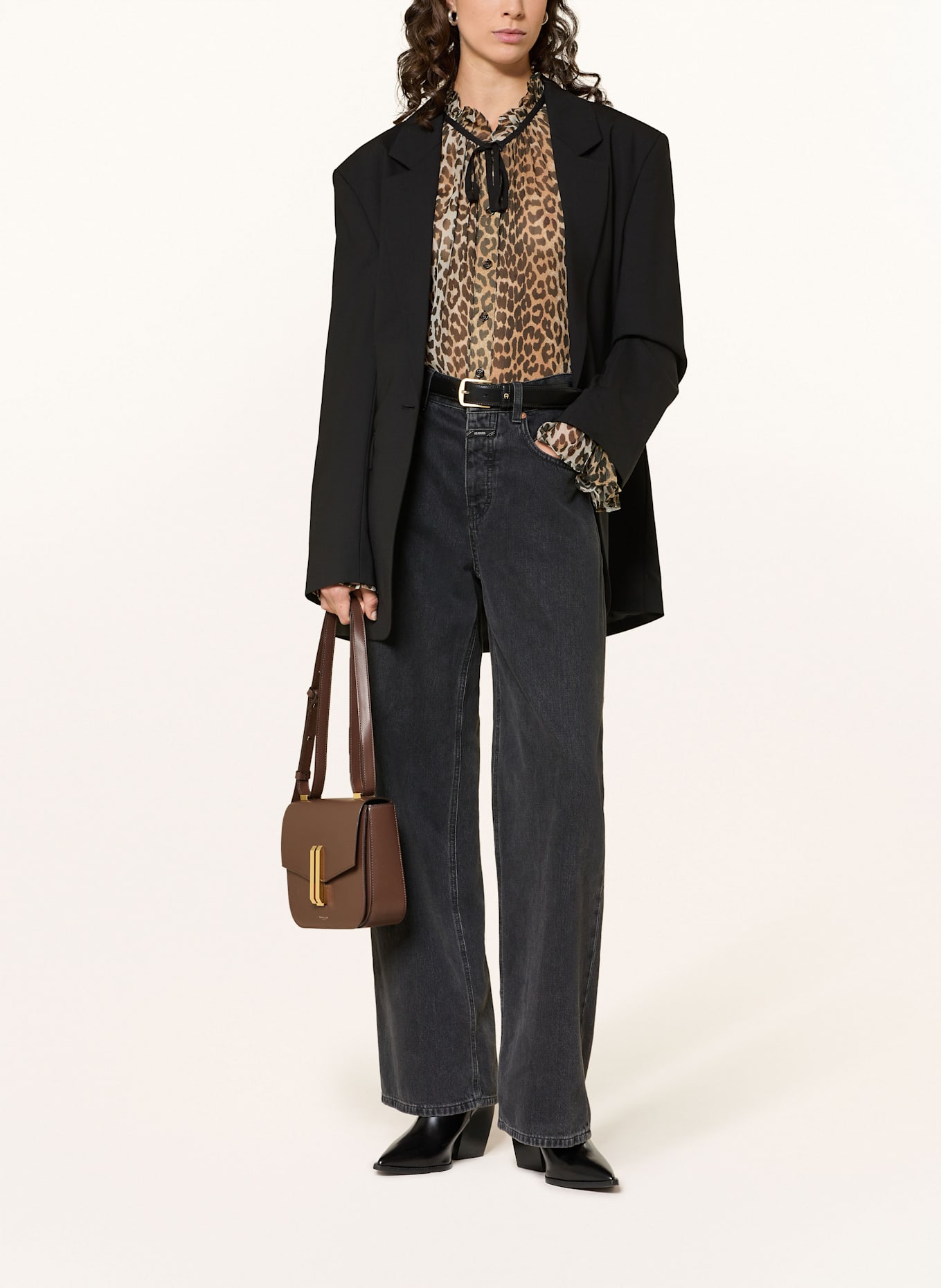 DEMELLIER Umhängetasche VANCOUVER: DUNKELBRAUN