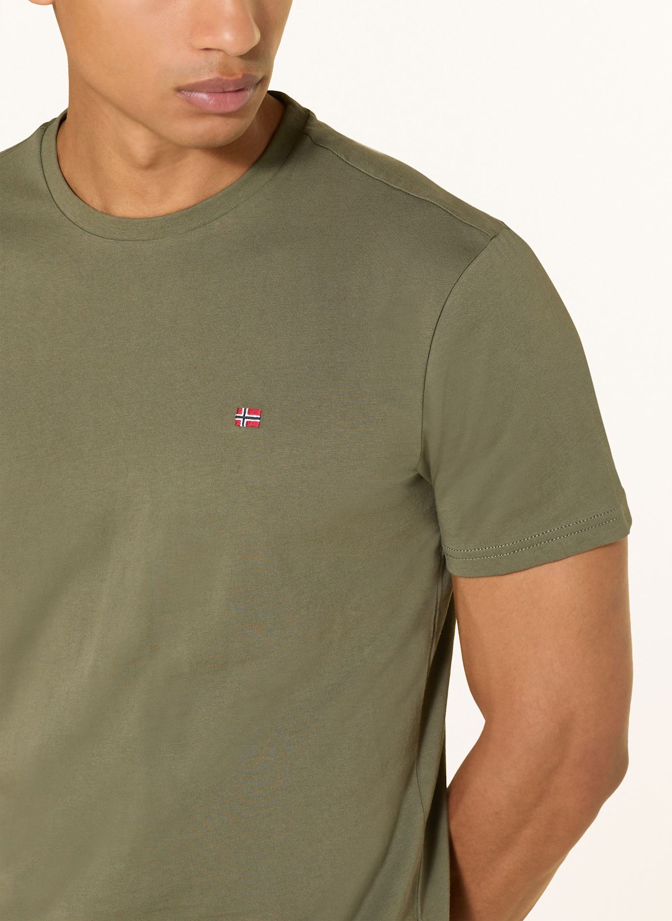 NAPAPIJRI T-shirt SALIS: OLIVE