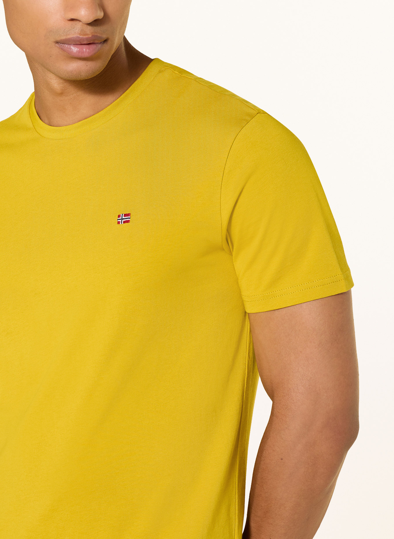 NAPAPIJRI T-shirt SALIS: DARK YELLOW