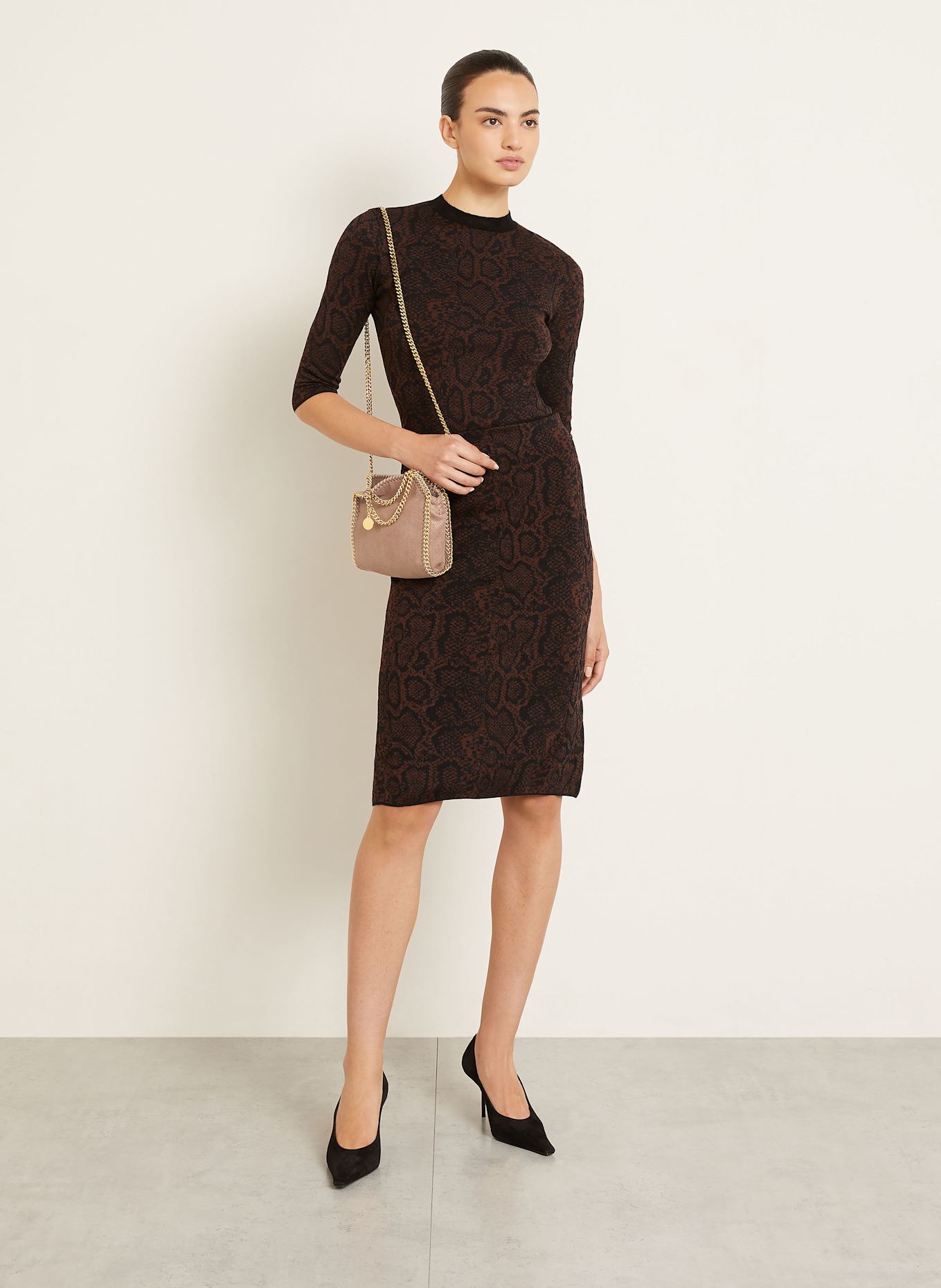 STELLA McCARTNEY Sac à bandoulière FALABELLA: MARRON CLAIR