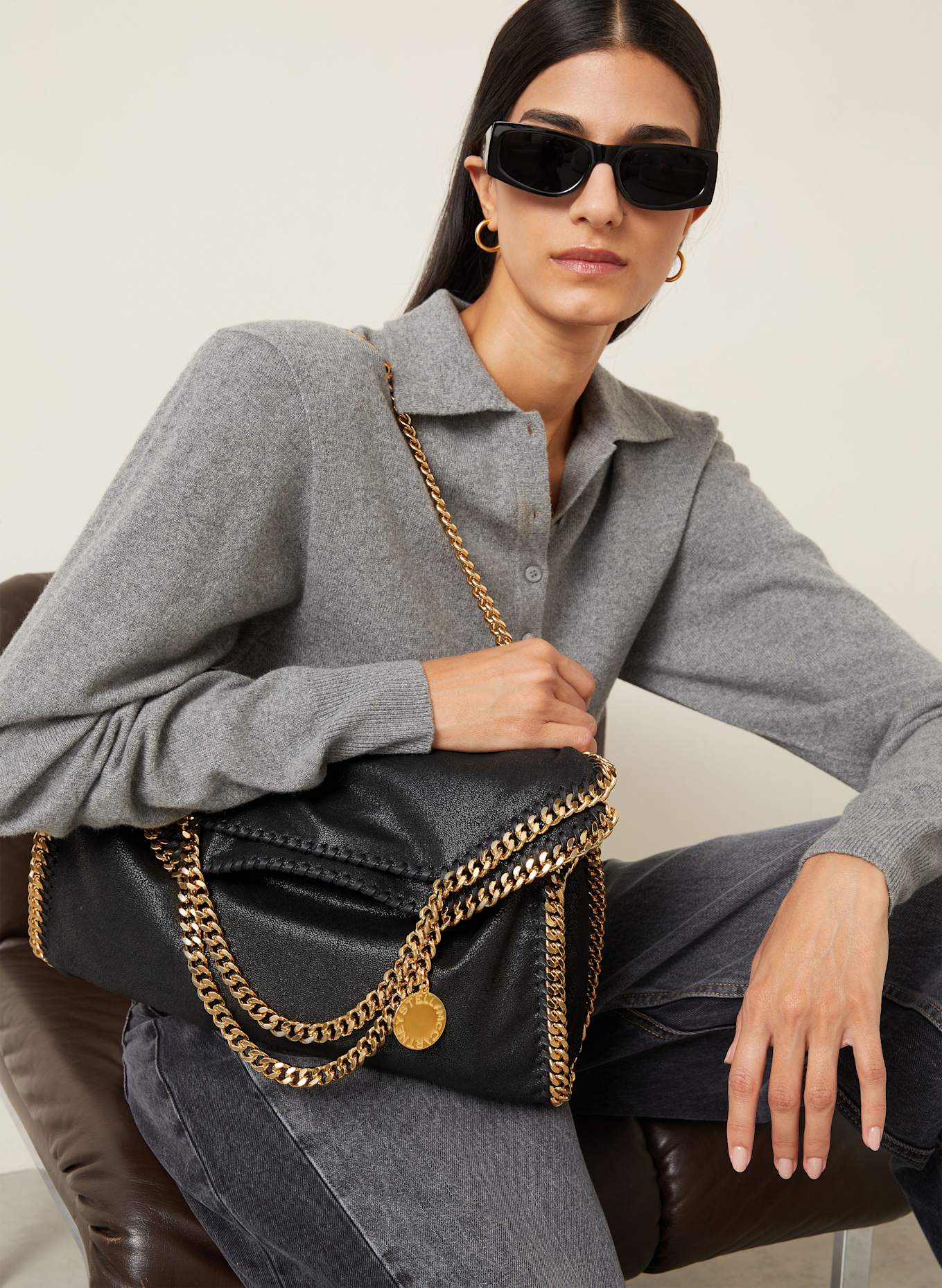 STELLA McCARTNEY Sac cabas FALABELLA: NOIR