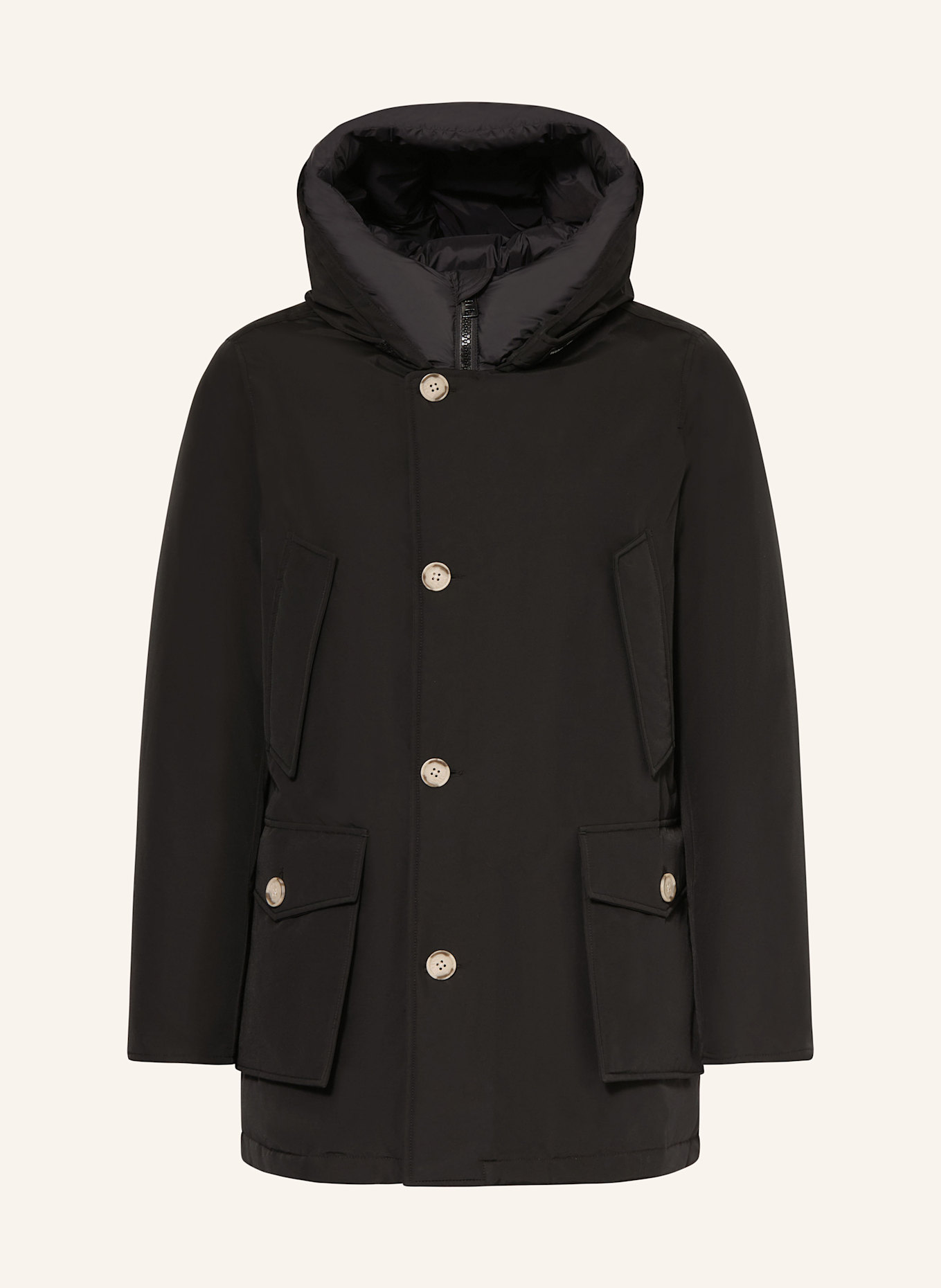 WOOLRICH Daunenparka ARCTIC: SCHWARZ