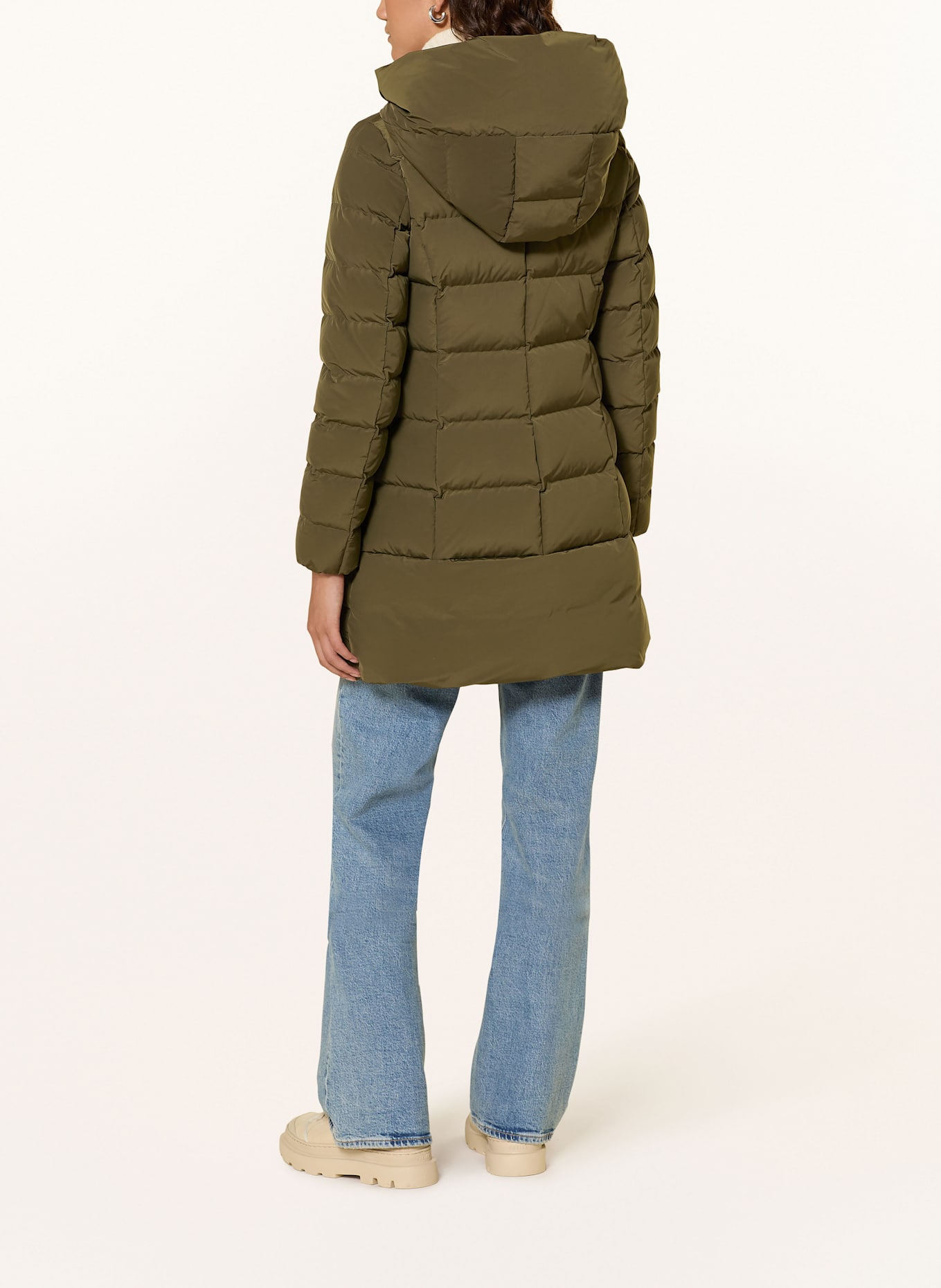 WOOLRICH Daunenmantel PRESCOTT: KHAKI