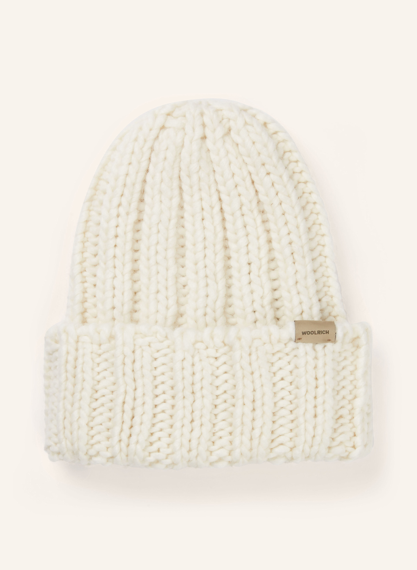 WOOLRICH Mütze: ECRU