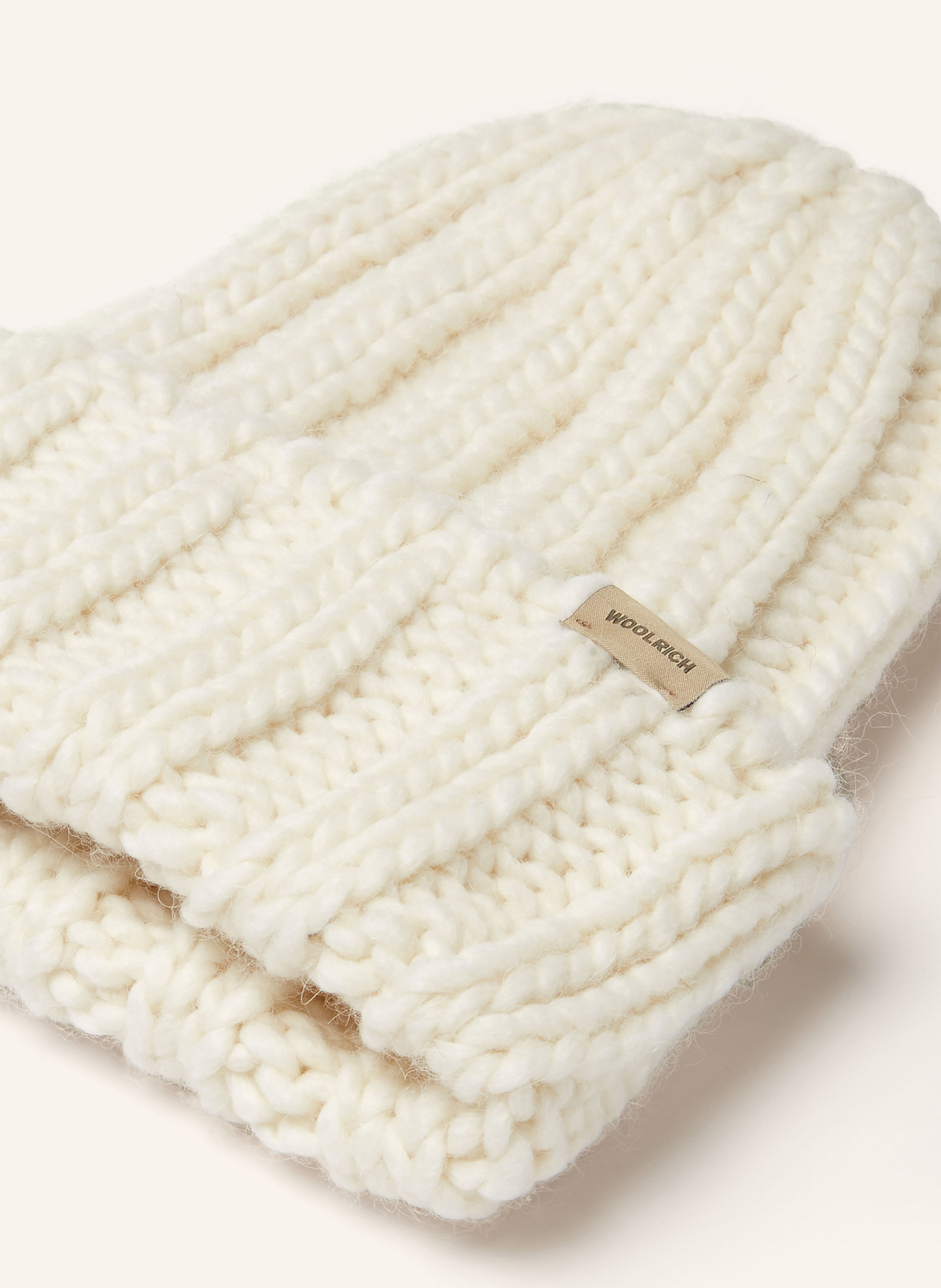 WOOLRICH Mütze: ECRU