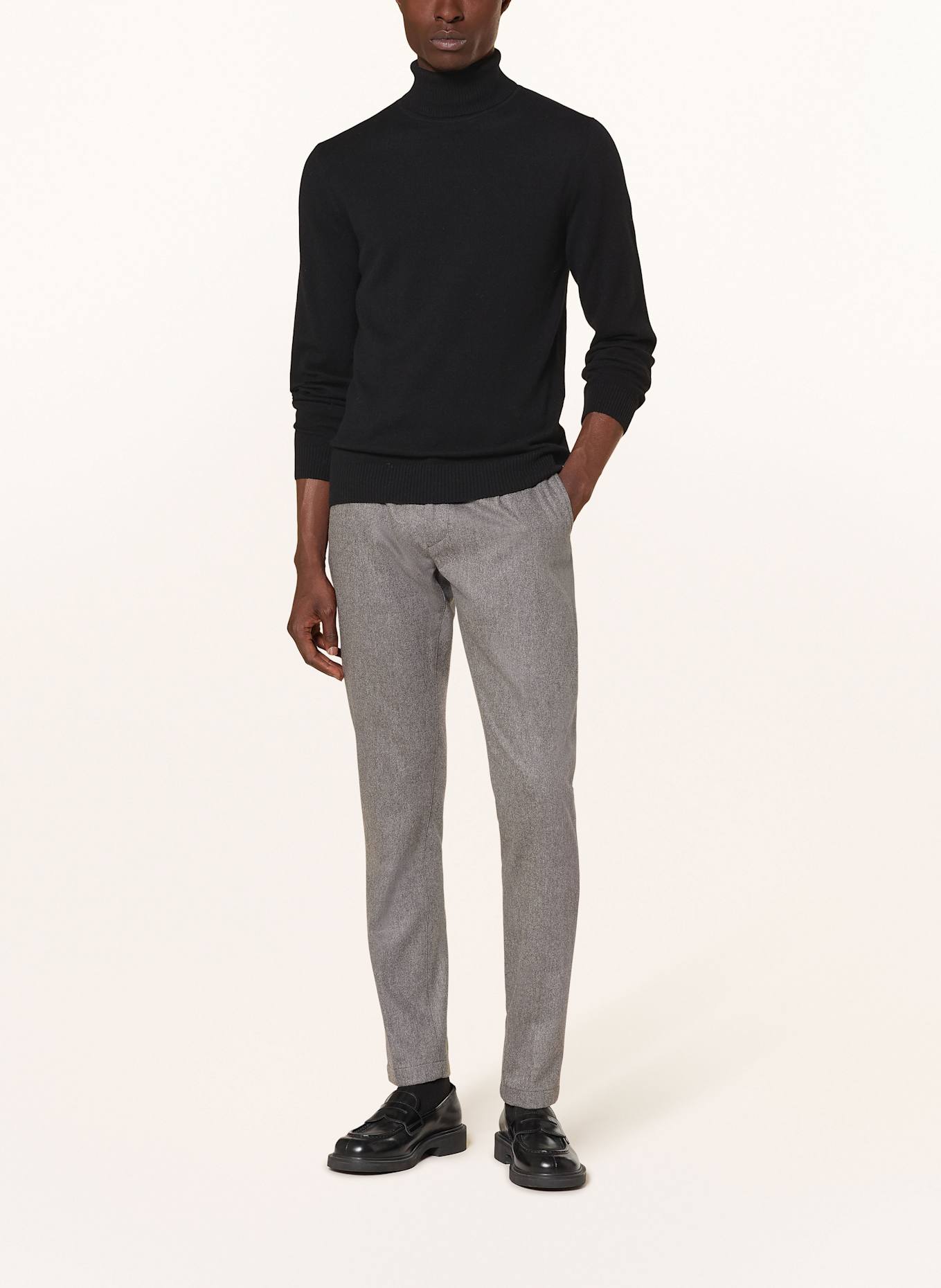 DANIELE FIESOLI Rollkragenpullover aus Cashmere: SCHWARZ