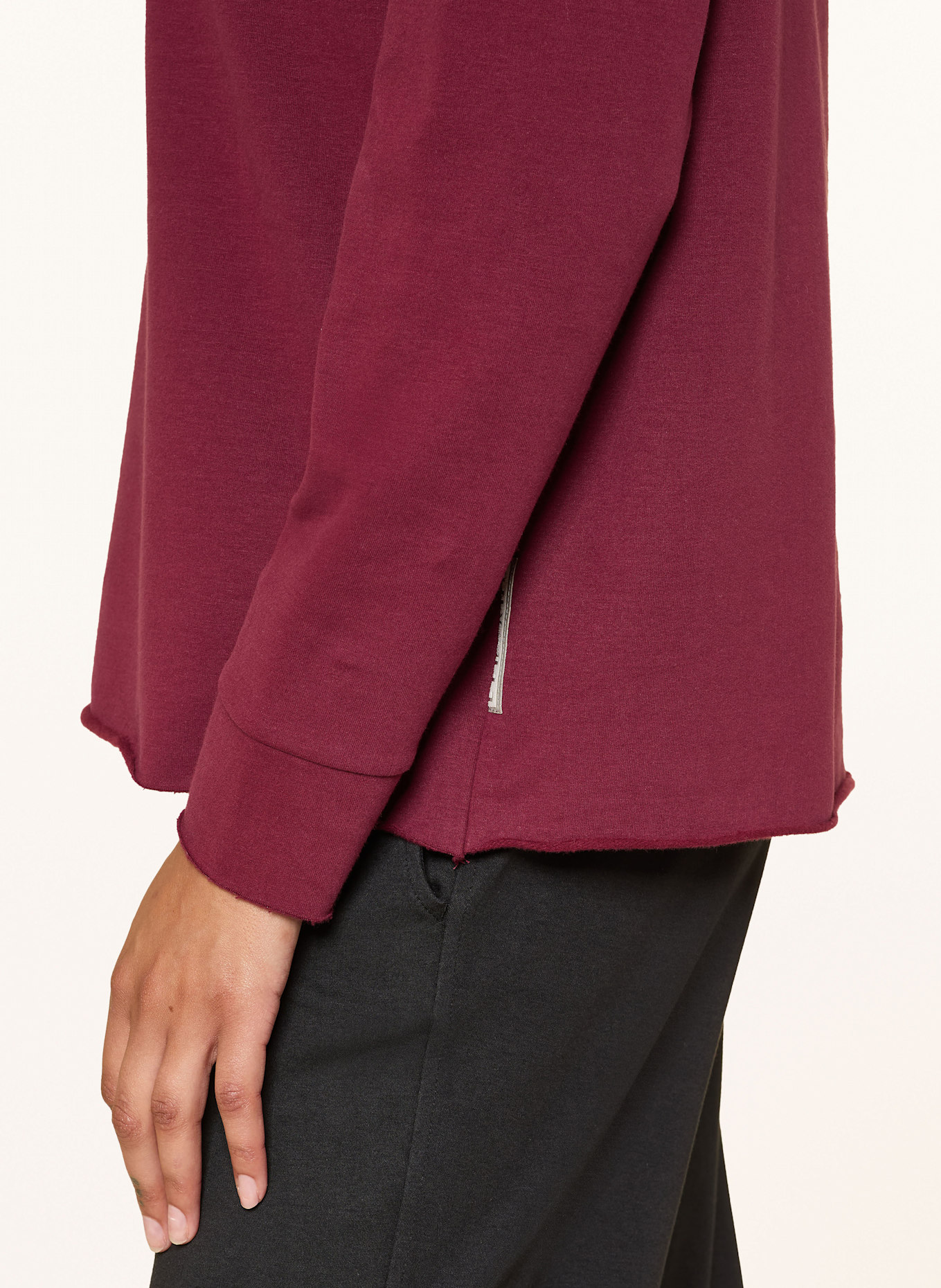 ELBSAND Sweatshirt RIANE: DUNKELROT