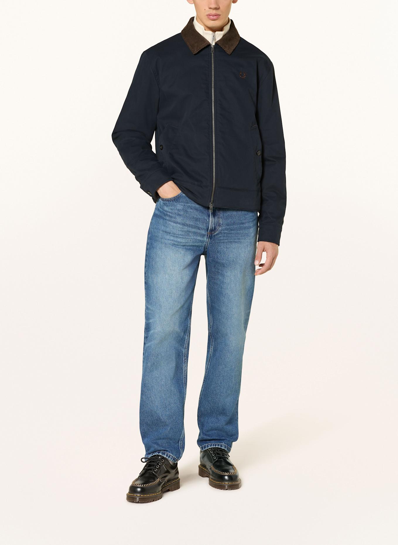 FRED PERRY Jacke: DUNKELBLAU