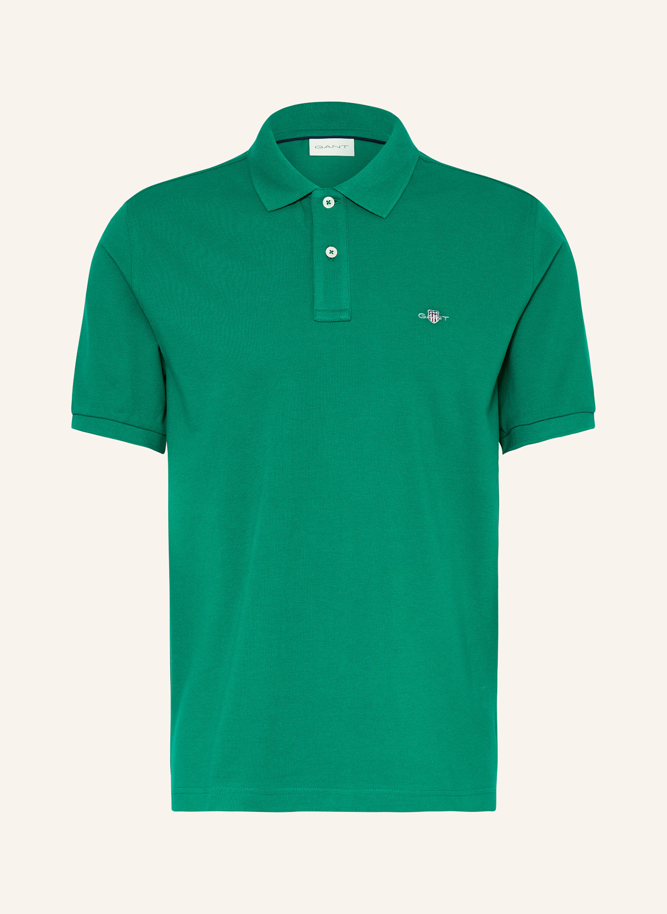 GANT Piqué-Poloshirt: GRÜN