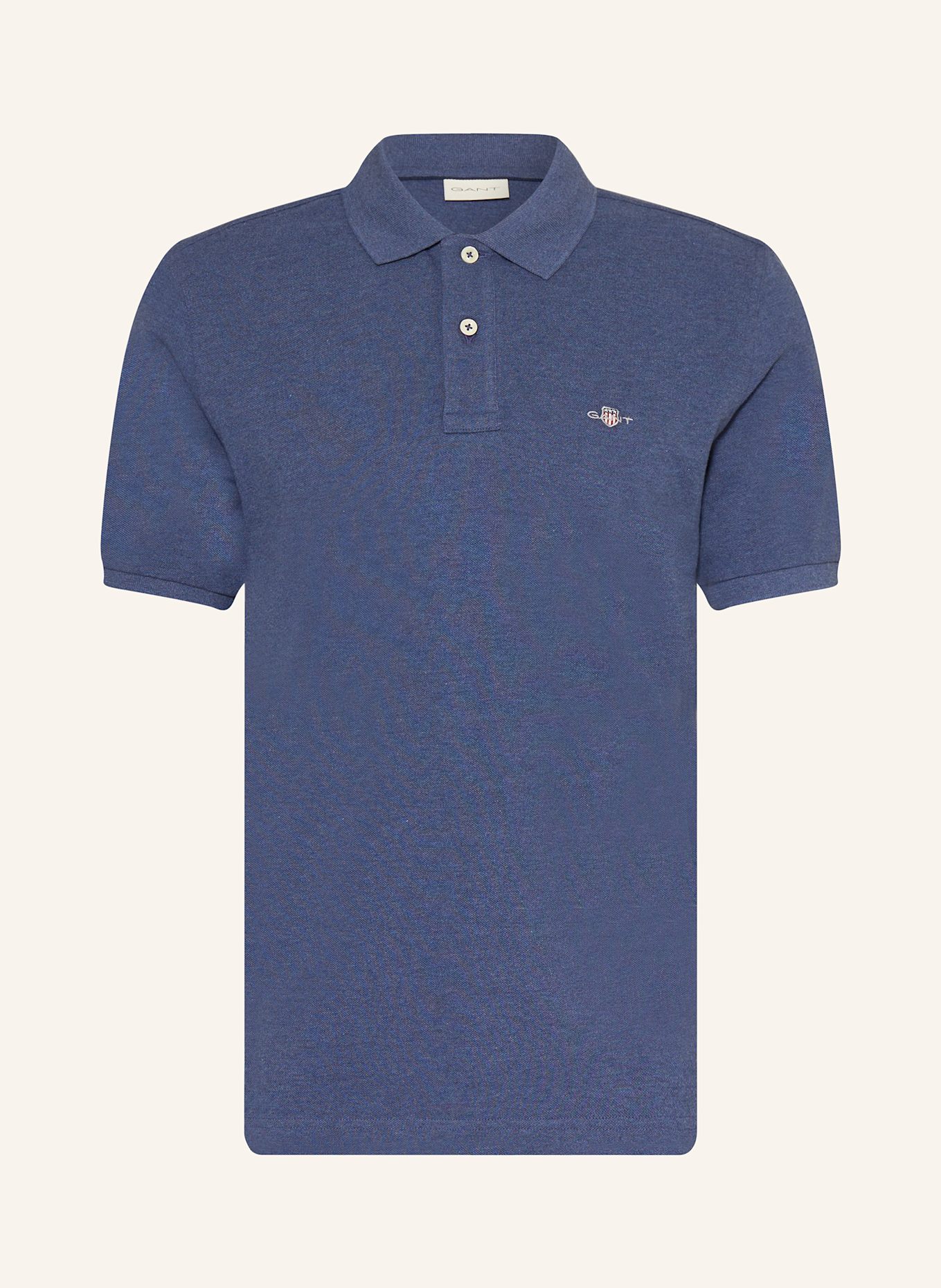 GANT Piqué-Poloshirt: DUNKELBLAU