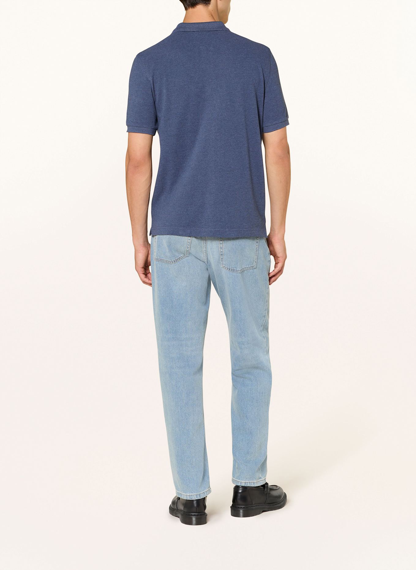 GANT Piqué-Poloshirt: DUNKELBLAU