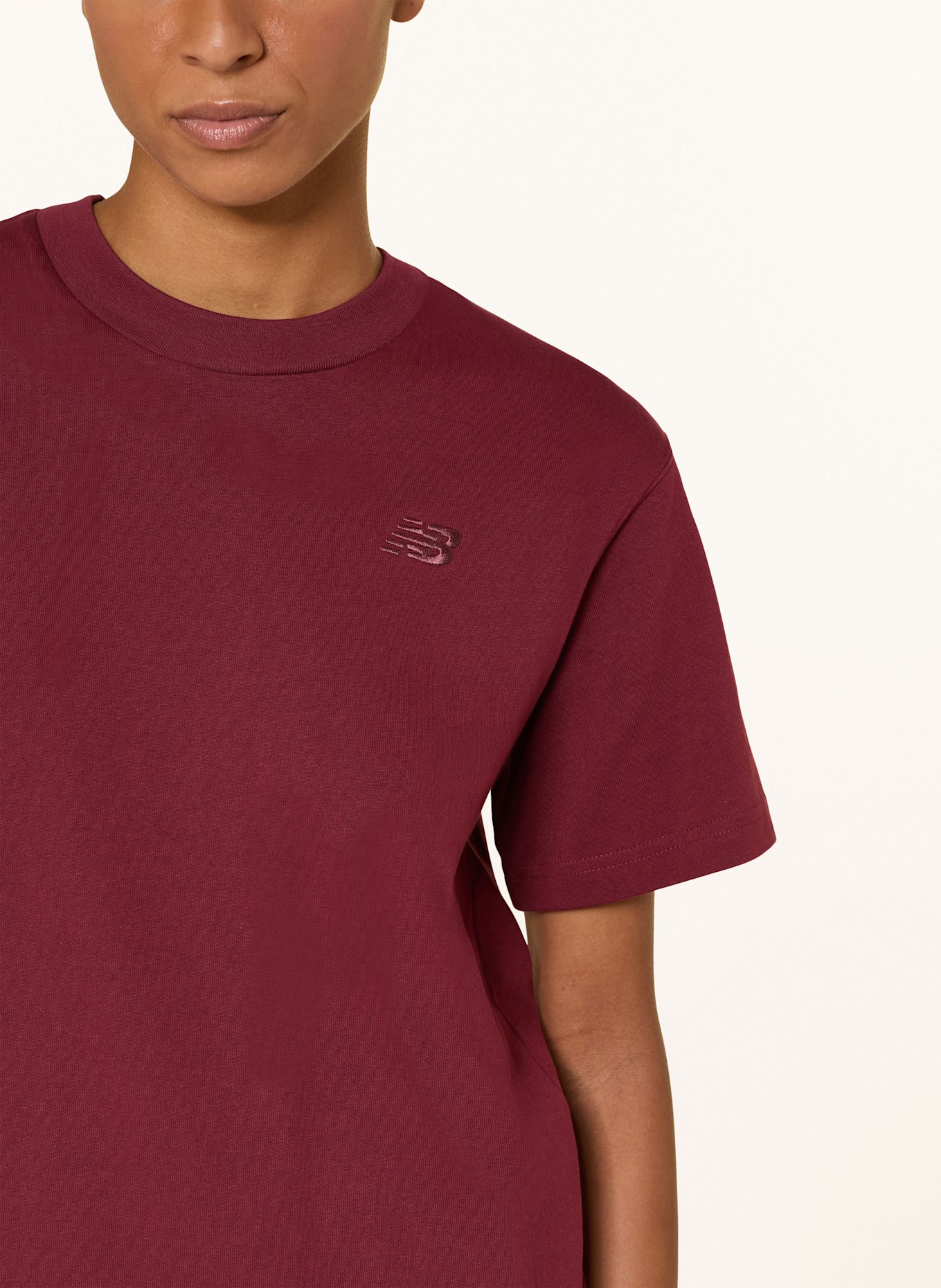 new balance T-Shirt ATHLETICS: DUNKELROT