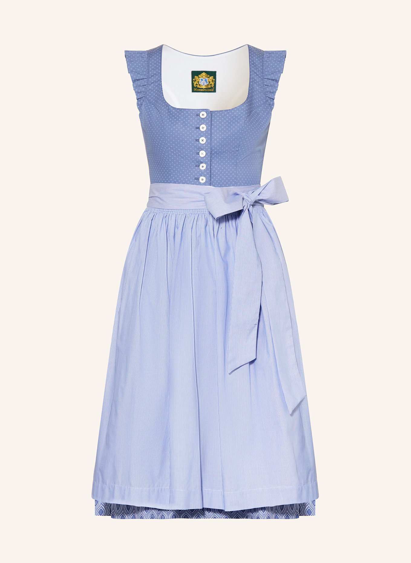 Hammerschmid Dirndl: BLAU / HELLBLAU / WEISS