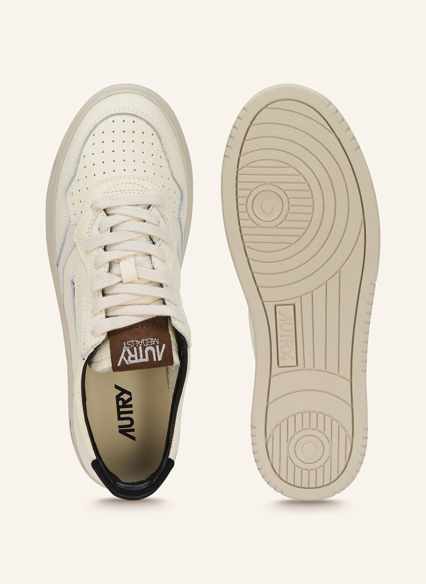 AUTRY MEDALIST ELEPHANT sneaker: CREAM / BLACK