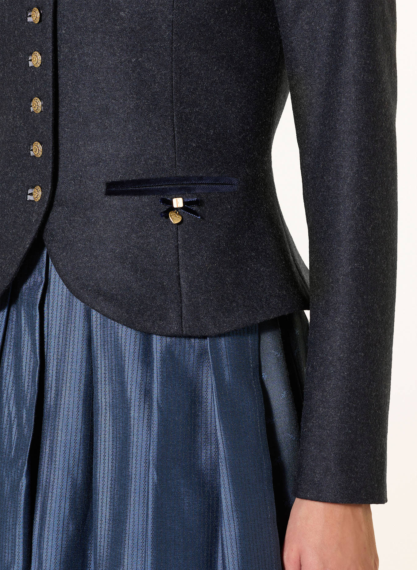 AlpenHERZ Janker CHRISTL: DUNKELBLAU