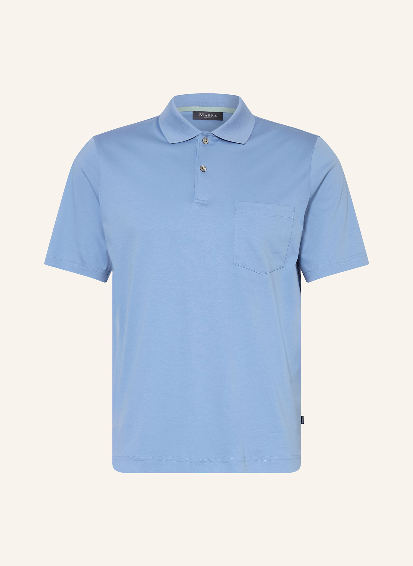 MAERZ MUENCHEN Koszulka polo z dżerseju: JASNONIEBIESKI