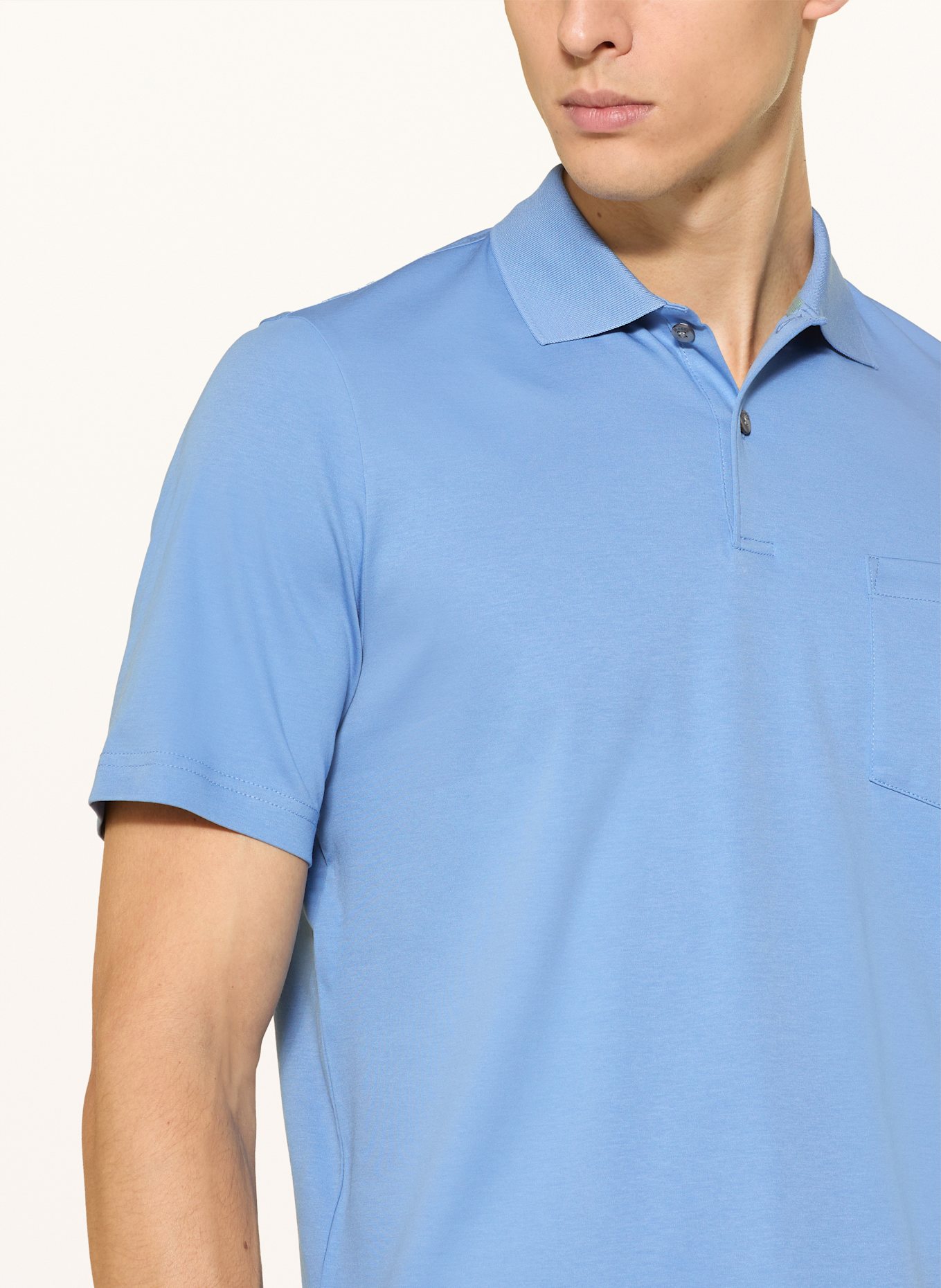 MAERZ MUENCHEN Koszulka polo z dżerseju: JASNONIEBIESKI