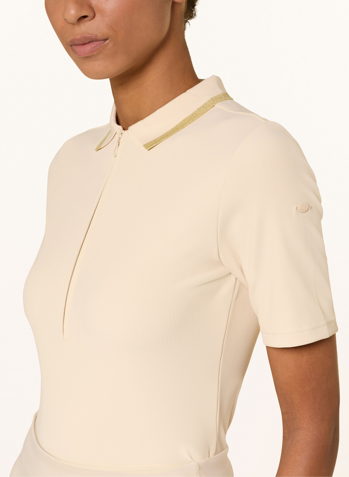 GOLDBERGH Funkční polokošile CASSIA: KRÉMOVÁ