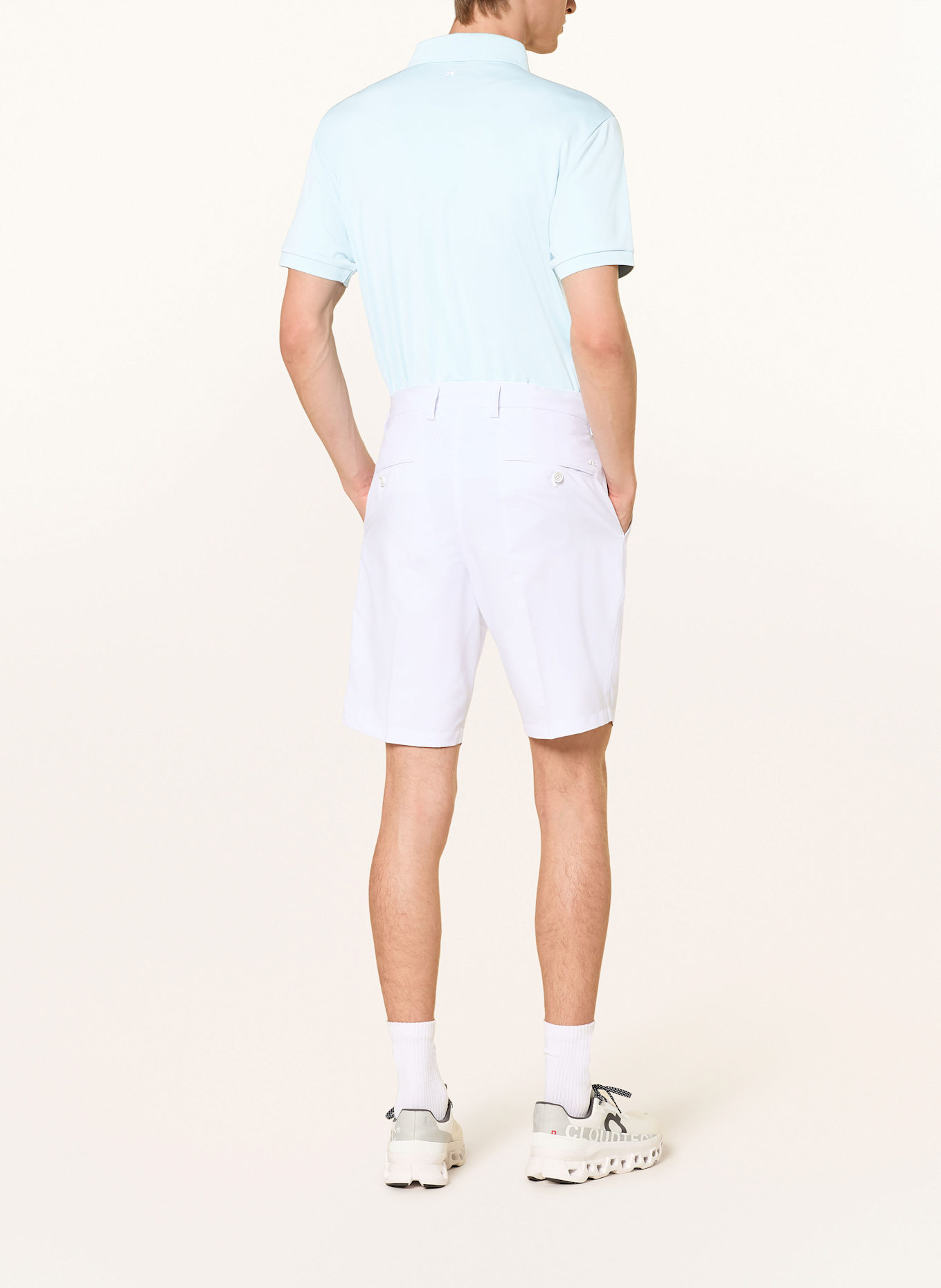 J.LINDEBERG Performance polo shirt: LIGHT BLUE