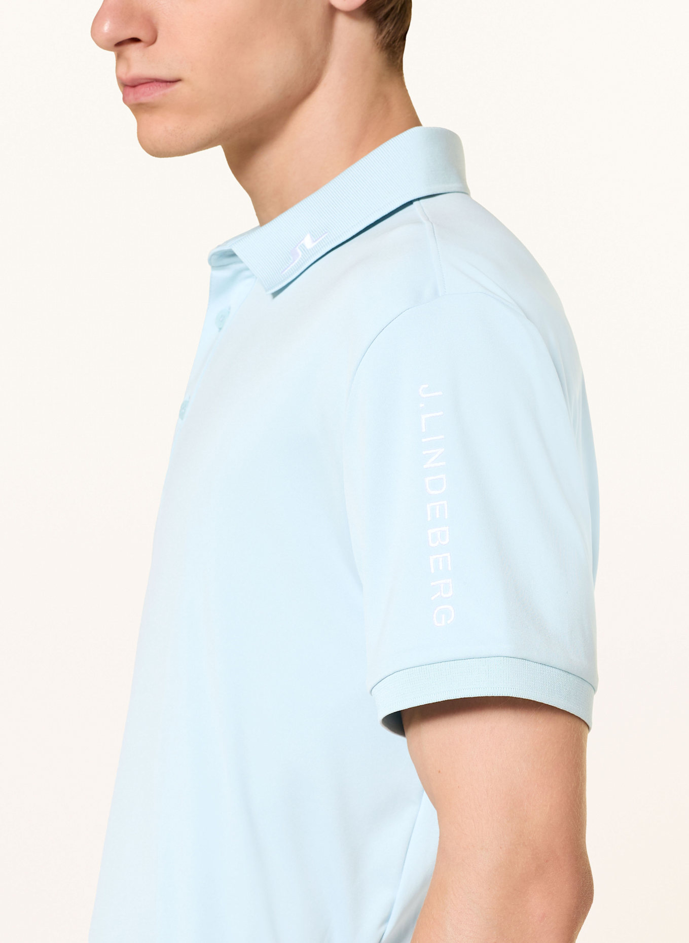 J.LINDEBERG Performance polo shirt: LIGHT BLUE
