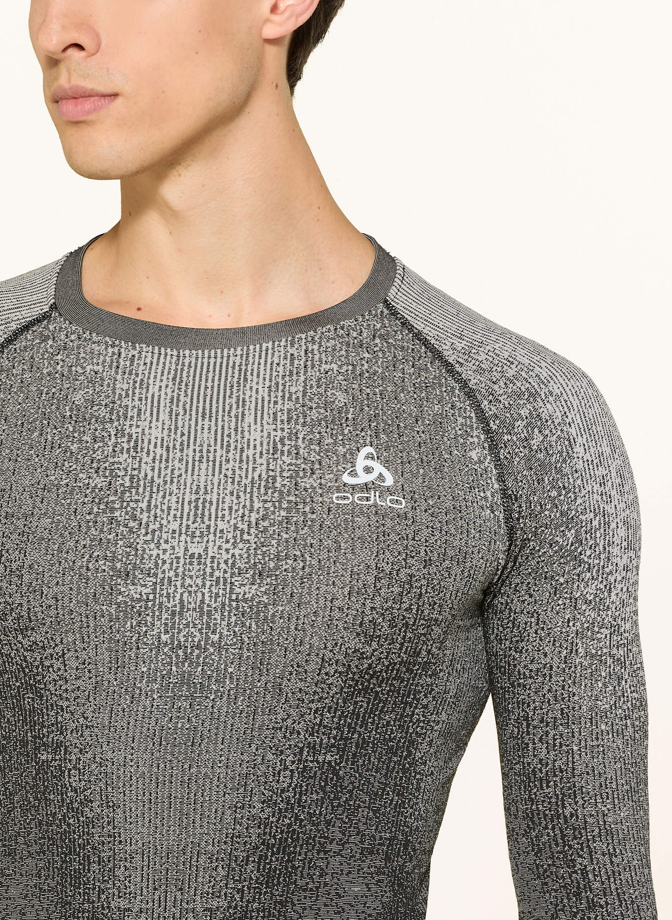 odlo Midlayer: SCHWARZ / GRAU