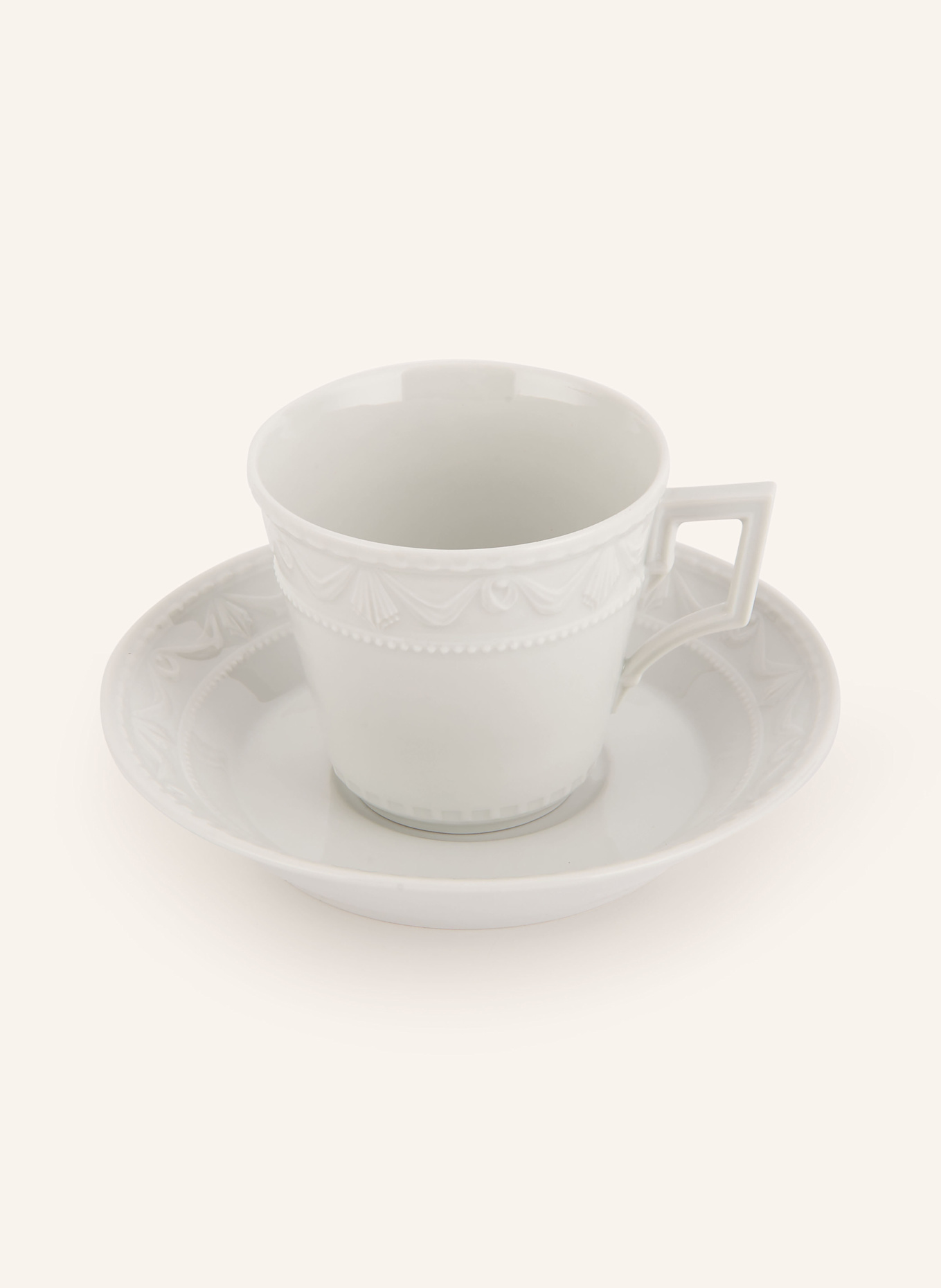 KPM 30-tlg. Geschirr-Set KURLAND: WEISS