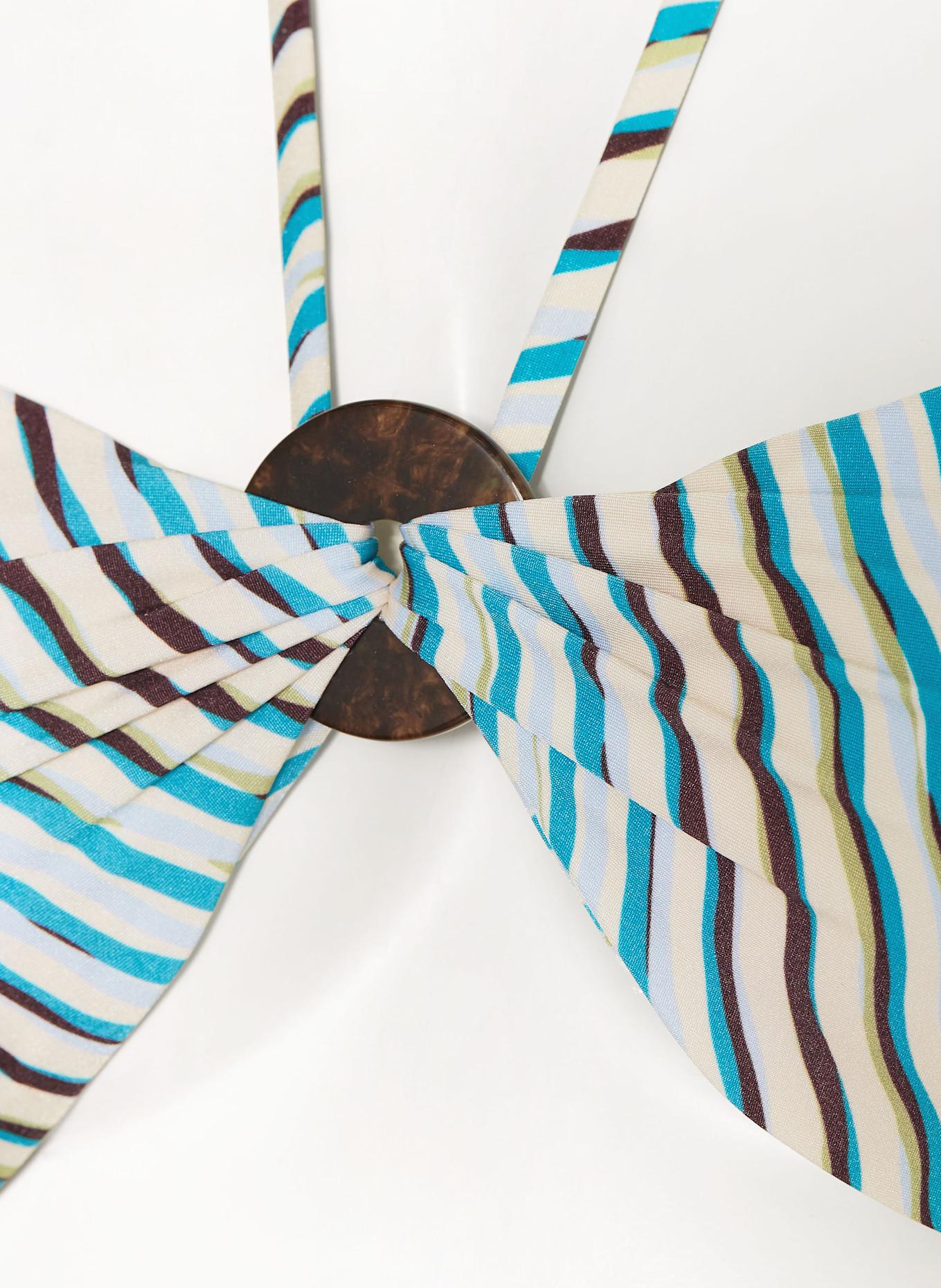 JETS Australia Bandeau-Bikini-Top LOTUS: TÜRKIS/ CREME/ OLIV