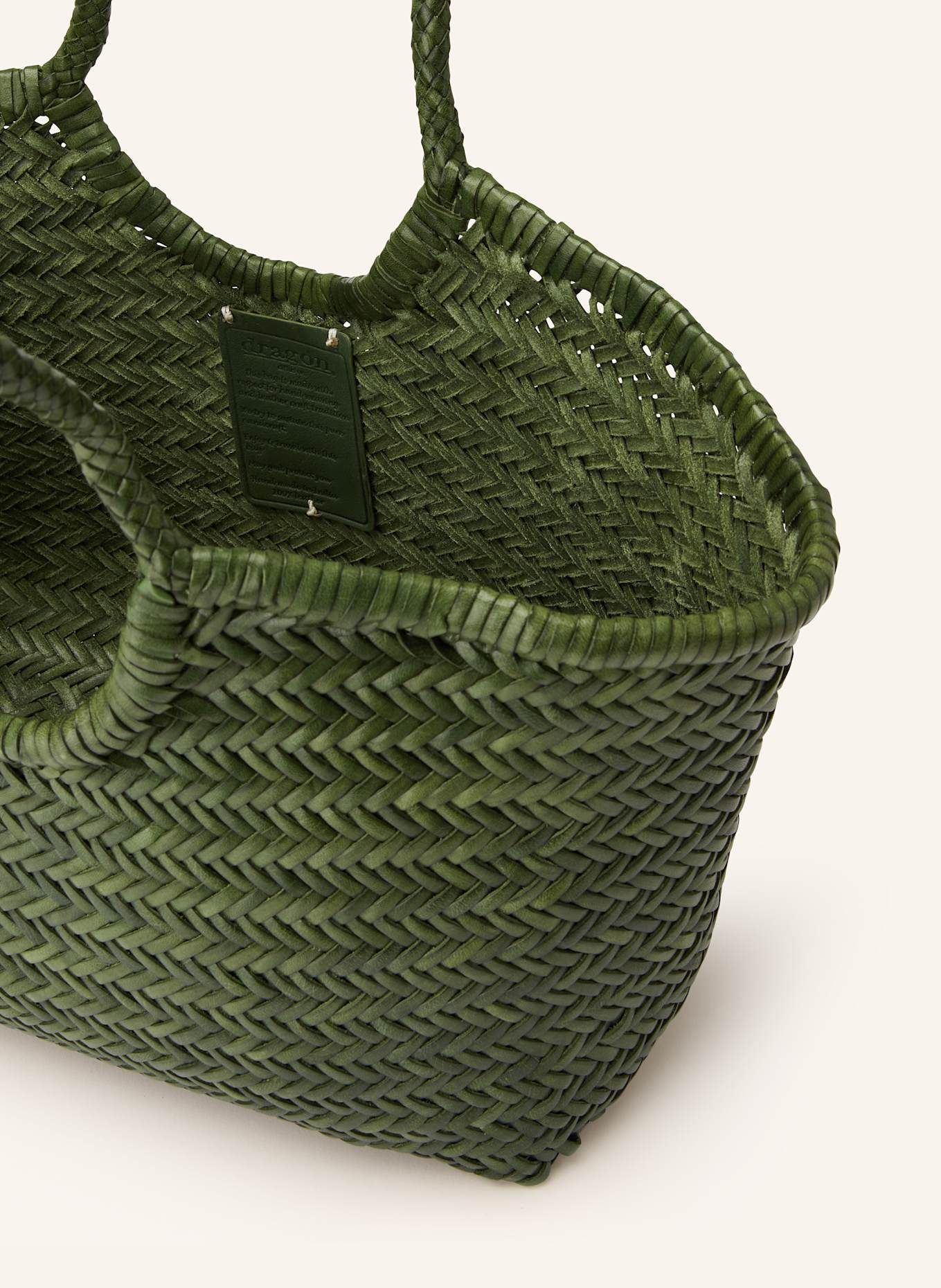 DRAGON DIFFUSION Shopper NANTUCKET BIG: GRÜN