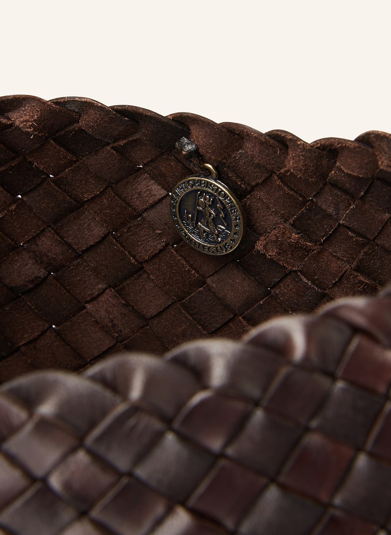 DRAGON DIFFUSION Schultertasche ROSANNA MINI: DUNKELBRAUN