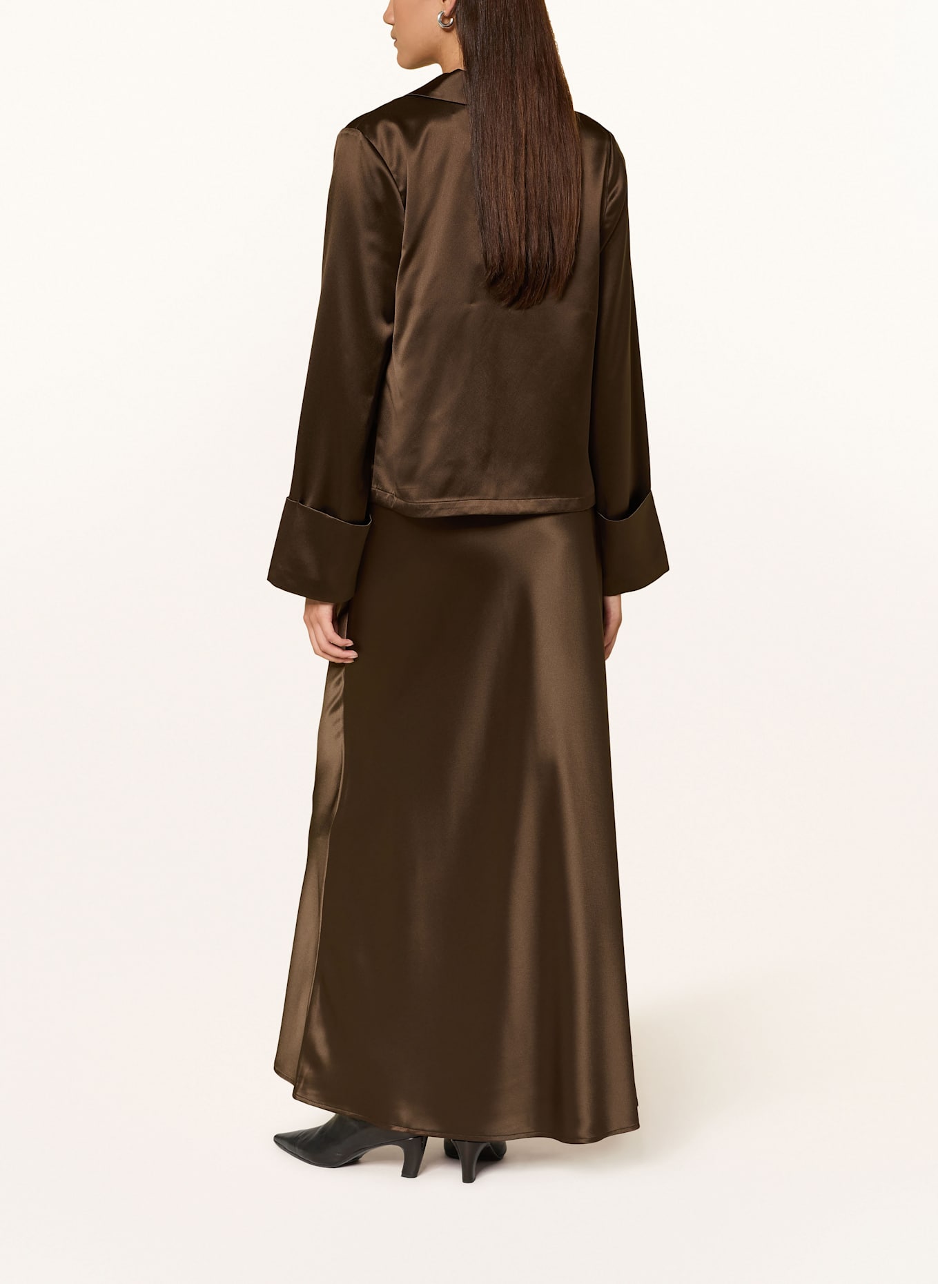 LADNERI Satinrock LE PLAINE: BRAUN