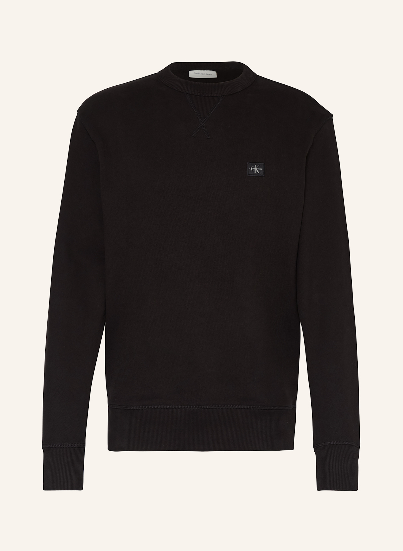 Calvin Klein Jeans Sweatshirt: BLACK