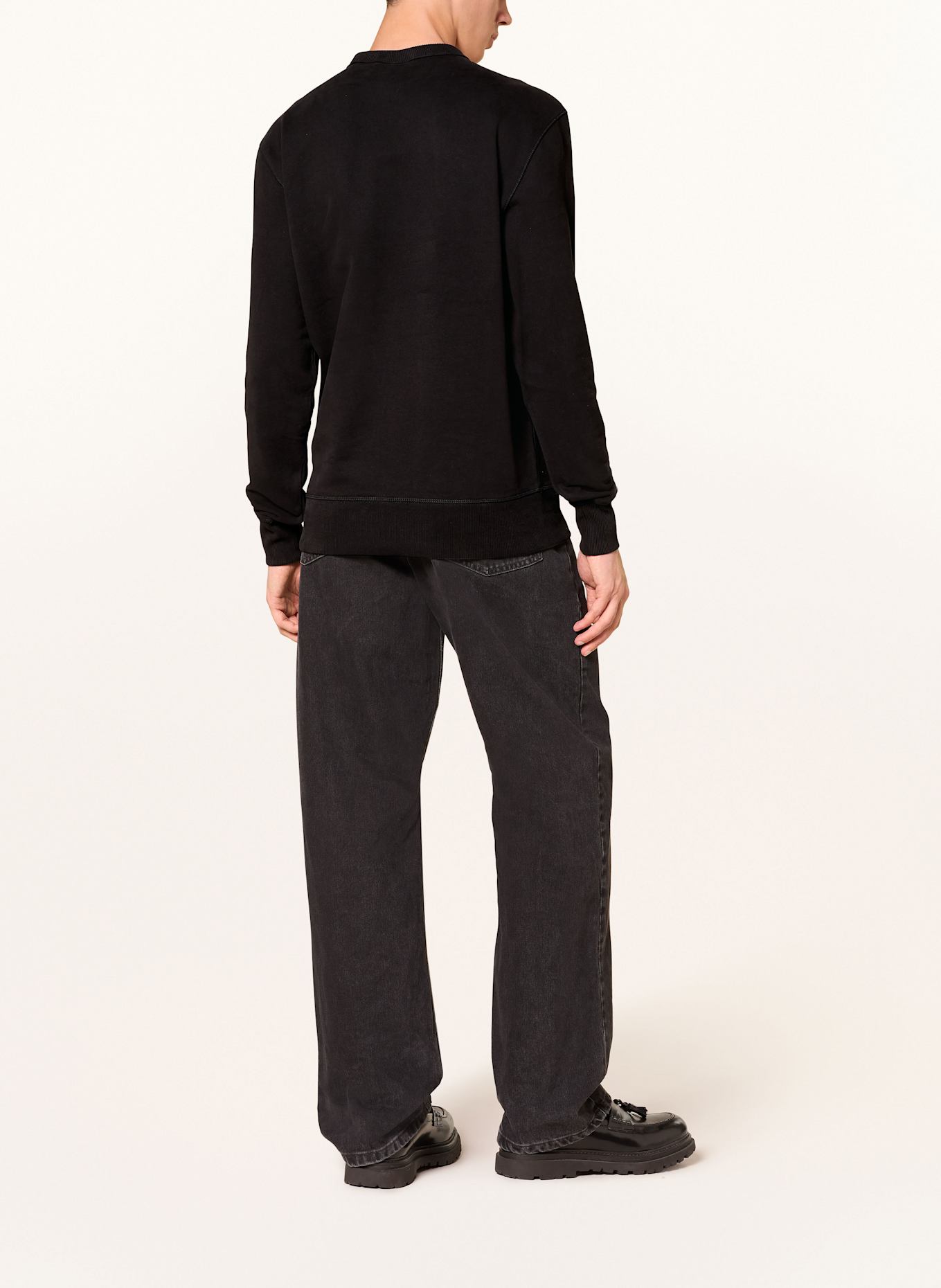 Calvin Klein Jeans Sweatshirt: BLACK
