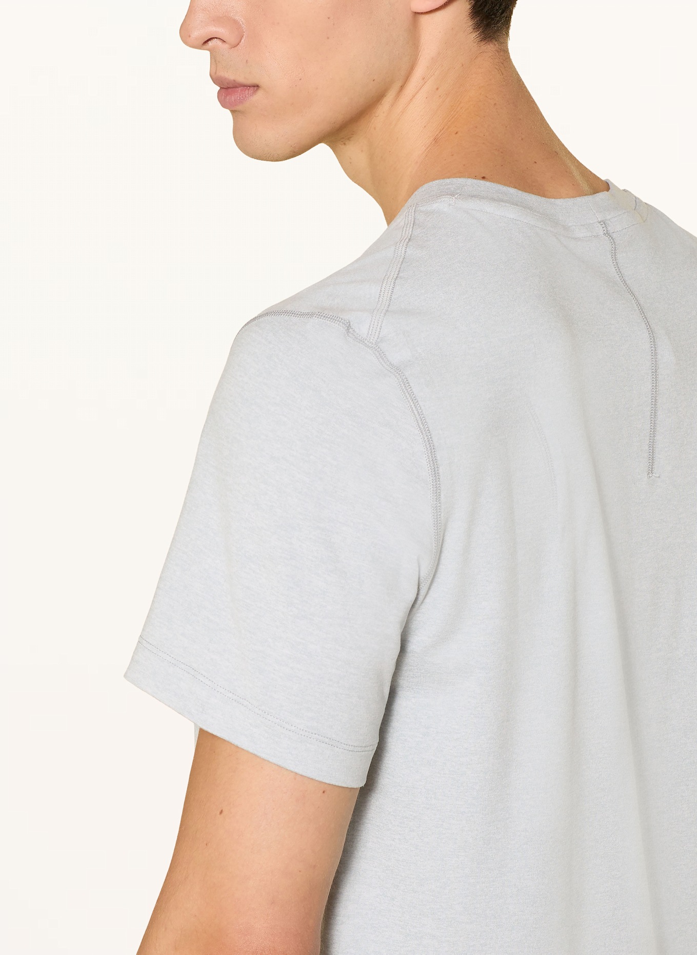 lululemon Tričko CORE: SVĚTLE ŠEDÁ