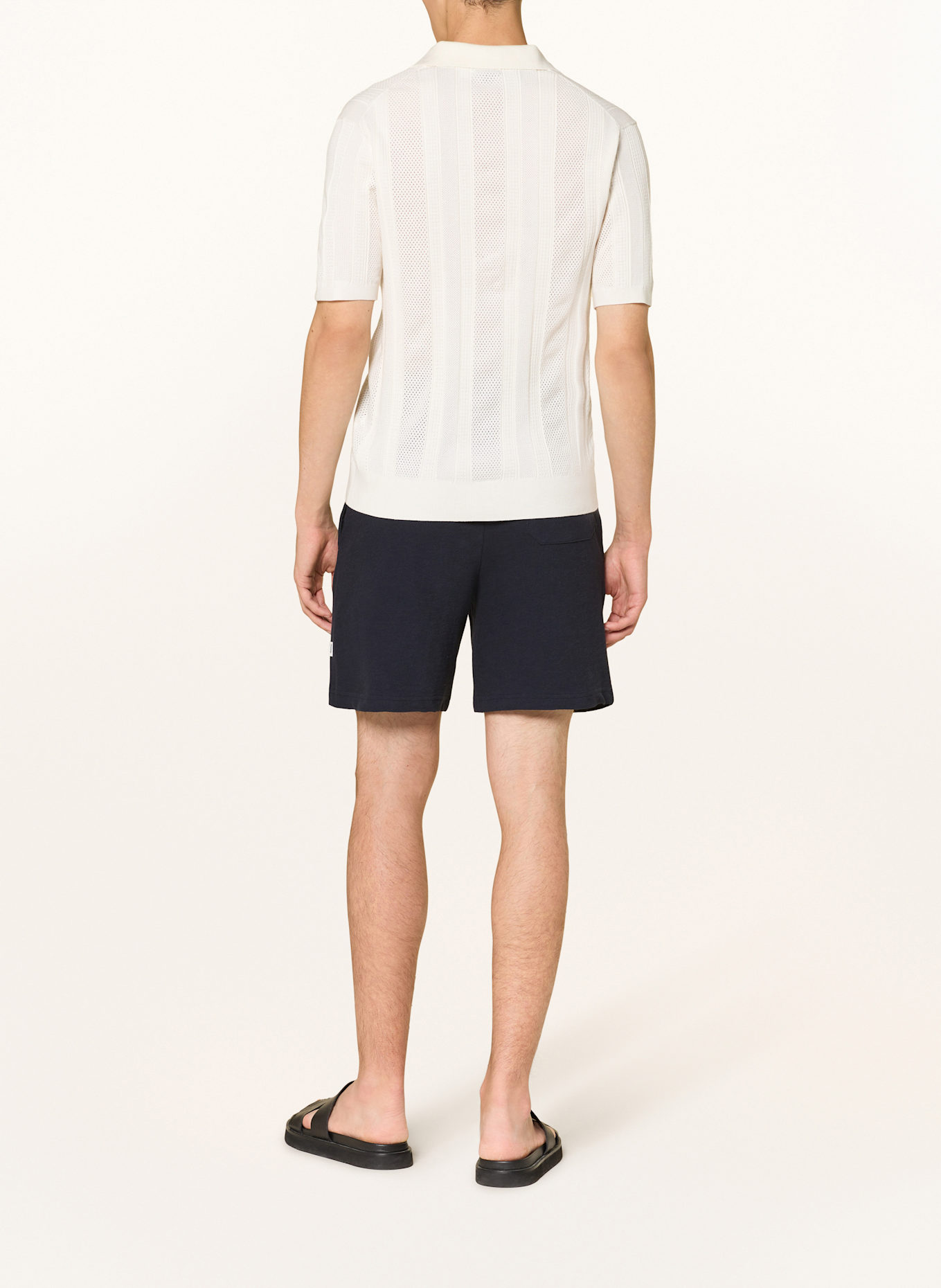 KnowledgeCotton Apparel Jerseyshorts FIG Loose Fit: DUNKELBLAU