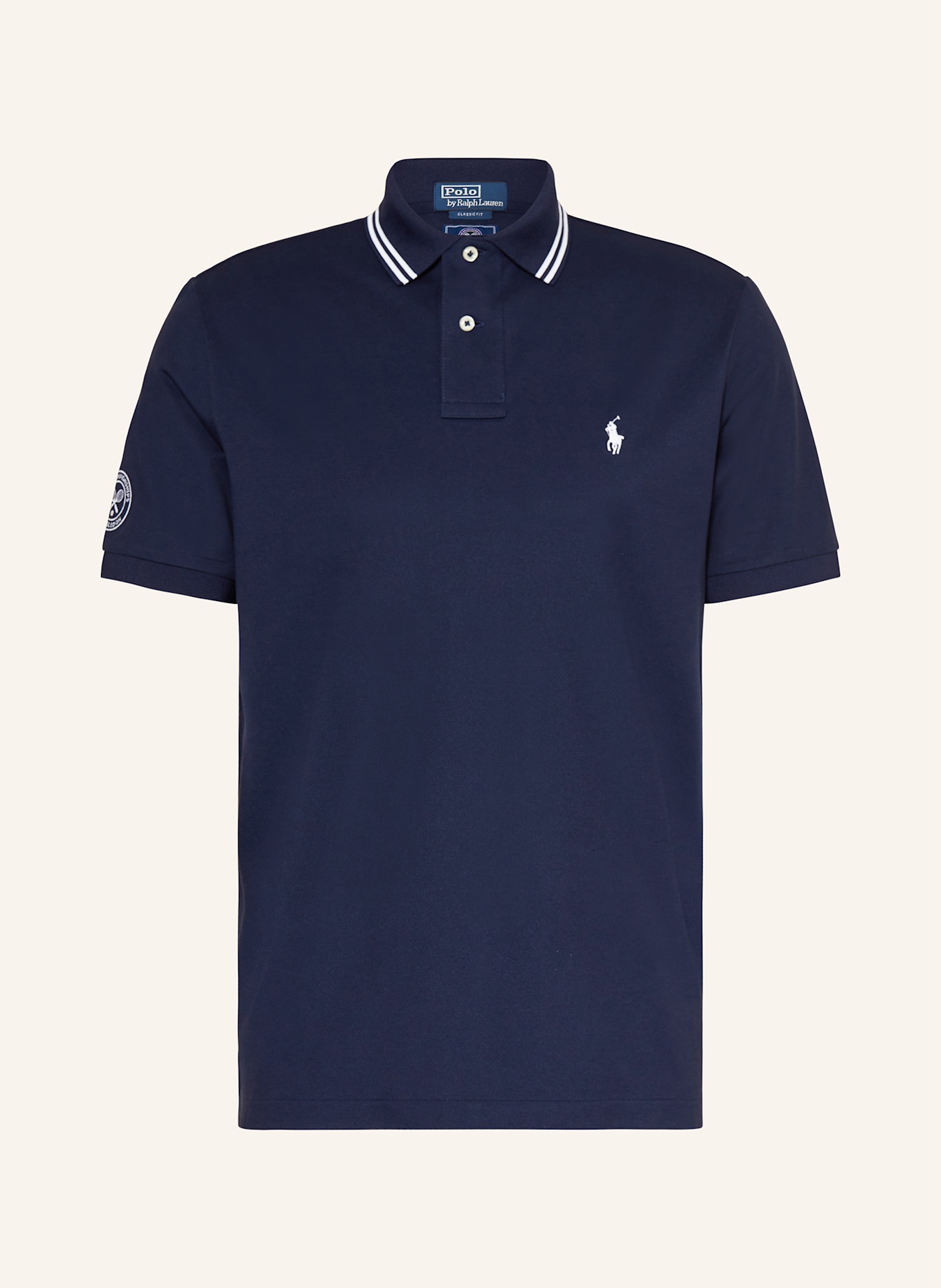 POLO RALPH LAUREN Piqué polo shirt classic fit: DARK BLUE