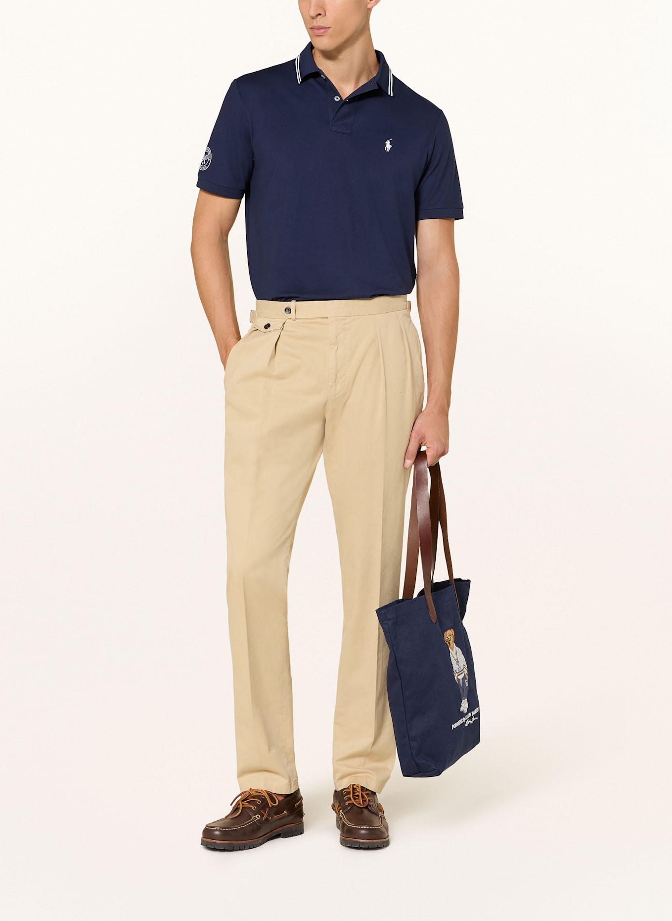 POLO RALPH LAUREN Piqué polo shirt classic fit: DARK BLUE
