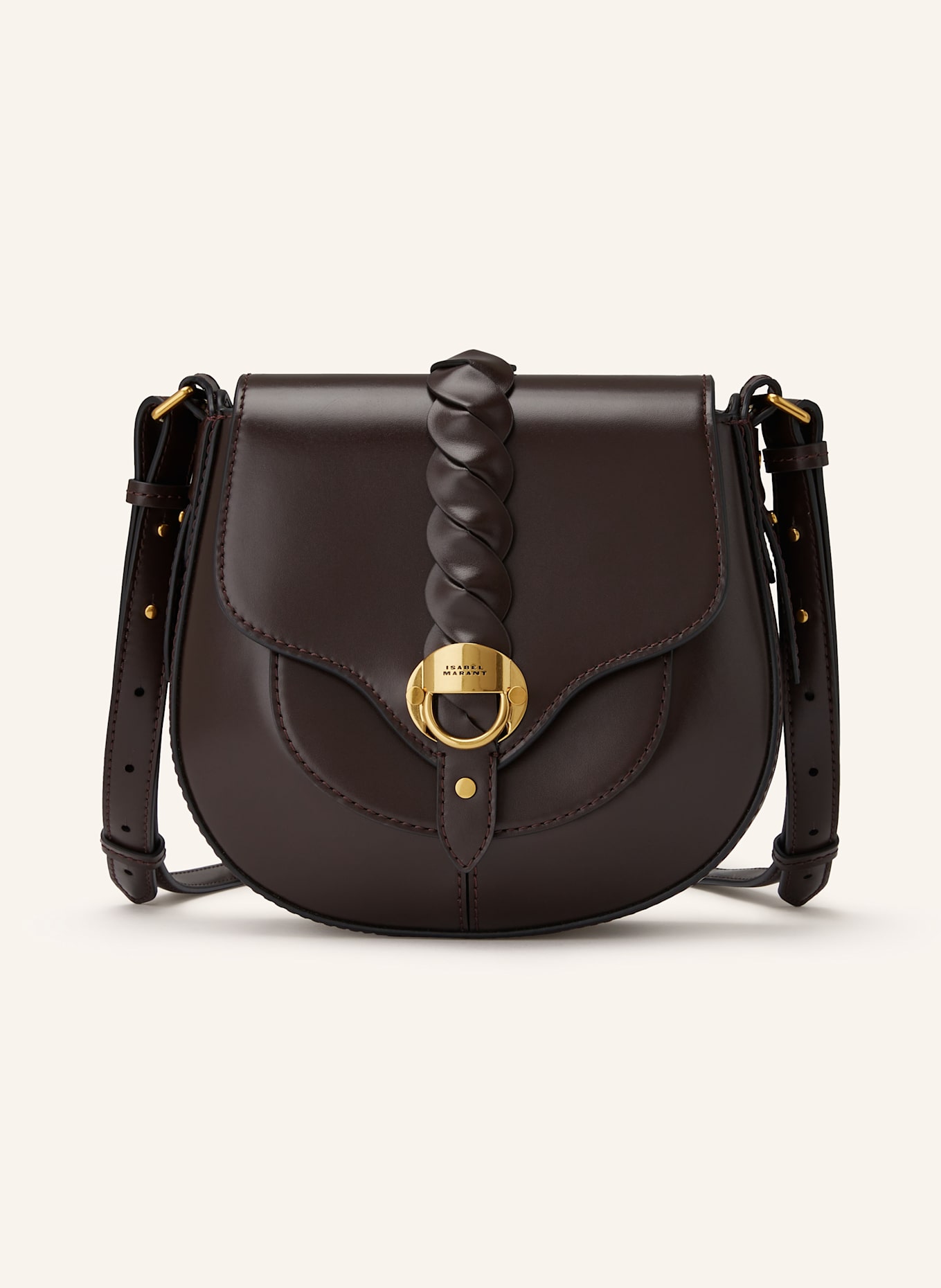 ISABEL MARANT Shoulder bag ALTAY SMALL: DARK BROWN