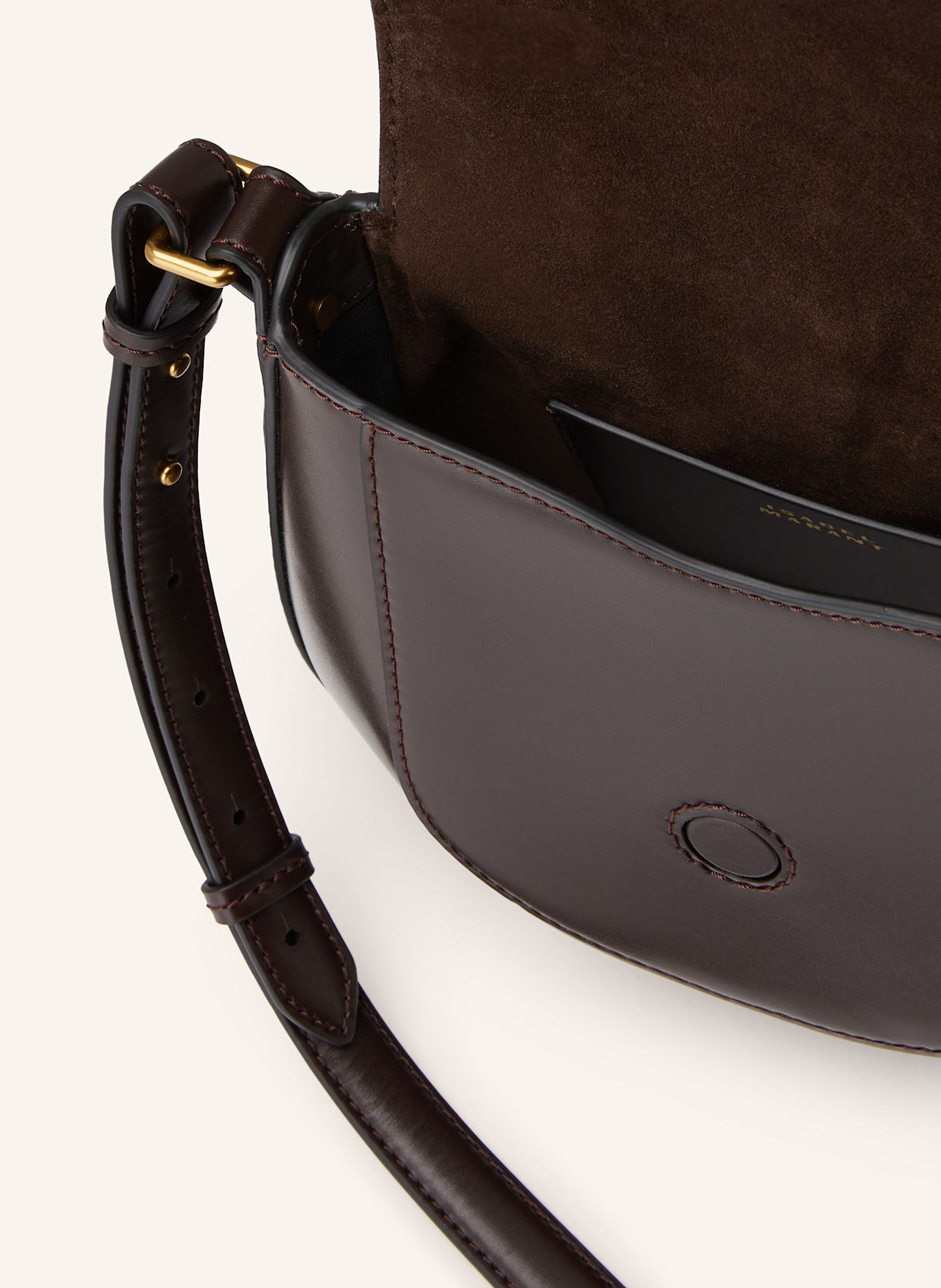 ISABEL MARANT Shoulder bag ALTAY SMALL: DARK BROWN