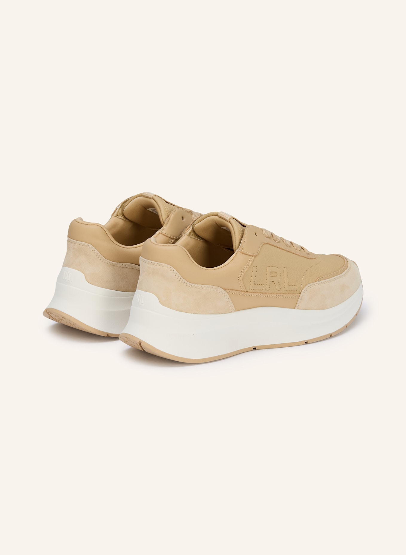 LAUREN RALPH LAUREN Sneaker: BEIGE