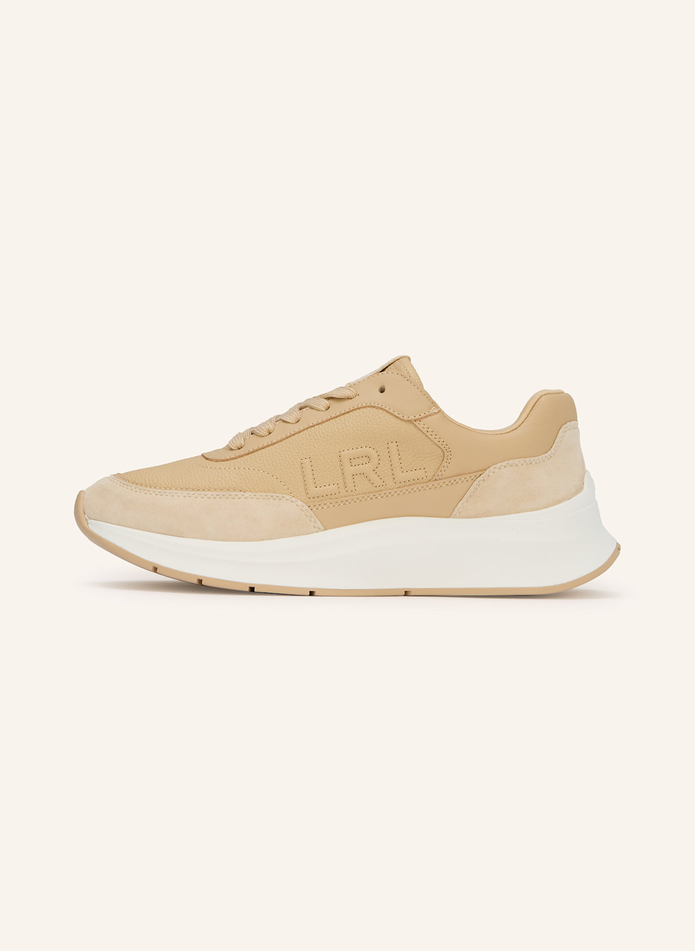 LAUREN RALPH LAUREN Sneaker: BEIGE